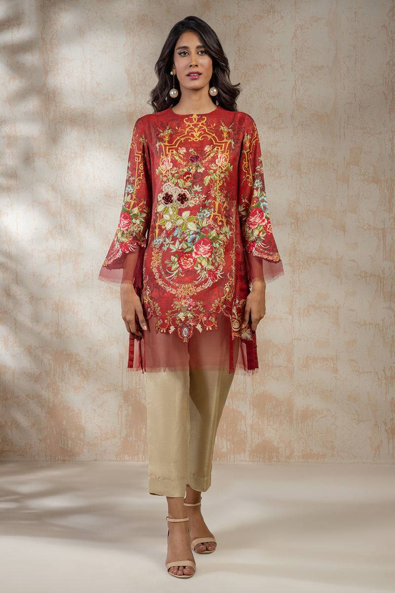 Shamaeel Ansari | Daily Pret Wear | ECK-19 - Pakistani Designer Dress - by Shamaeel Ansari | Type: Luxury - 100% Original at Saira Sultan