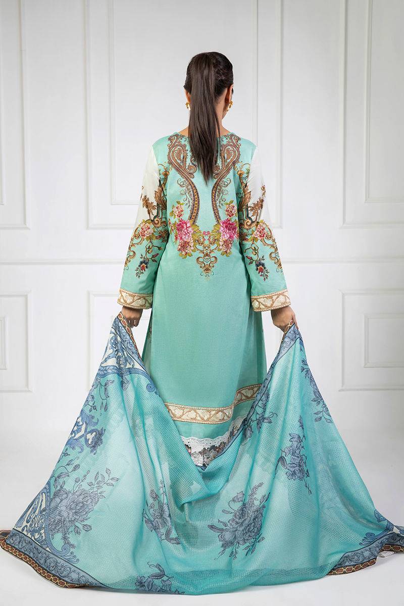 Shamaeel Ansari | Lawn 24 | LV112 - Pakistani Designer Dress - by Shamaeel Ansari | Type: Luxury - 100% Original at Saira Sultan