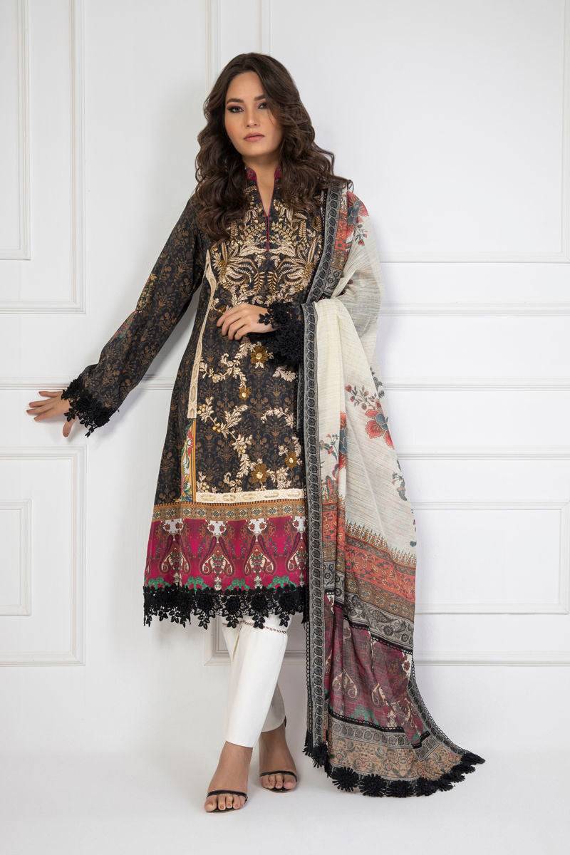 Shamaeel Ansari | Lawn 24 | LV113 - Pakistani Designer Dress - by Shamaeel Ansari | Type: Luxury - 100% Original at Saira Sultan