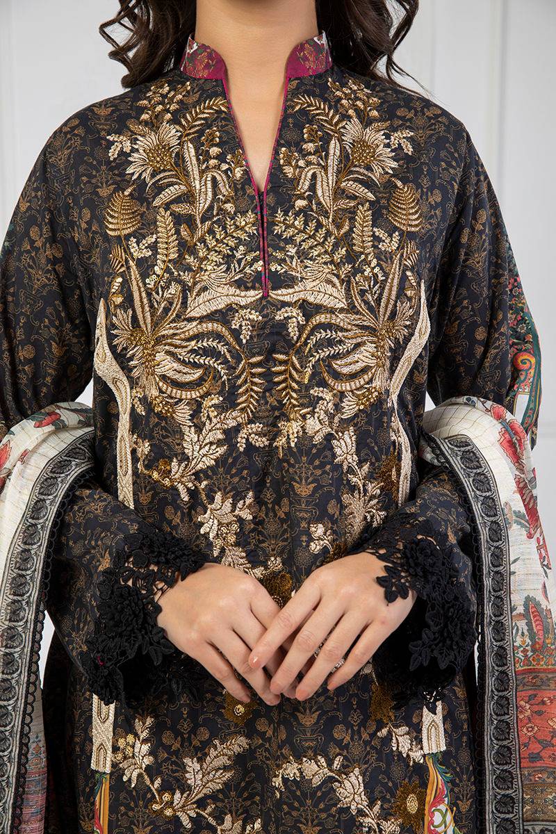 Shamaeel Ansari | Lawn 24 | LV113 - Pakistani Designer Dress - by Shamaeel Ansari | Type: Luxury - 100% Original at Saira Sultan