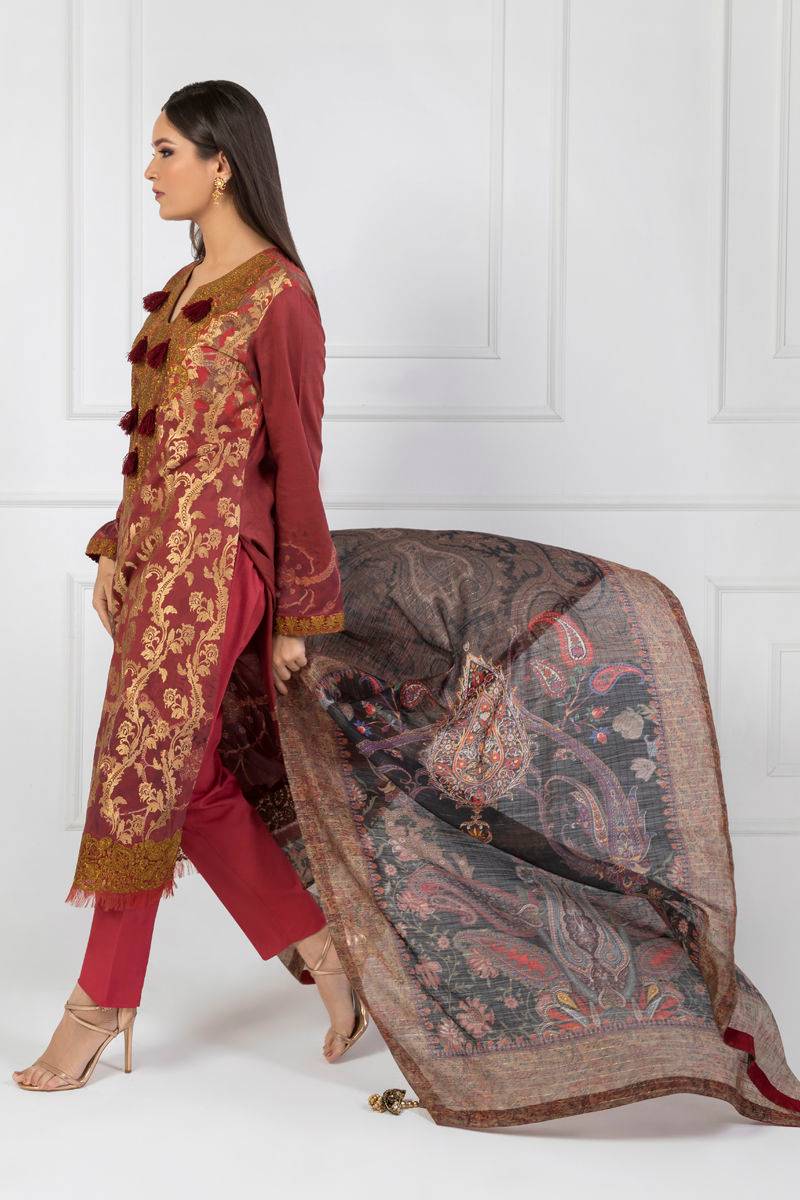 Shamaeel Ansari | Lawn 24 | LV115 - Pakistani Designer Dress - by Shamaeel Ansari | Type: Luxury - 100% Original at Saira Sultan