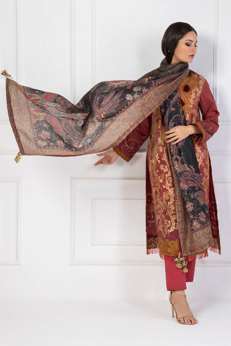 Shamaeel Ansari | Lawn 24 | LV115 - Pakistani Designer Dress - by Shamaeel Ansari | Type: Luxury - 100% Original at Saira Sultan