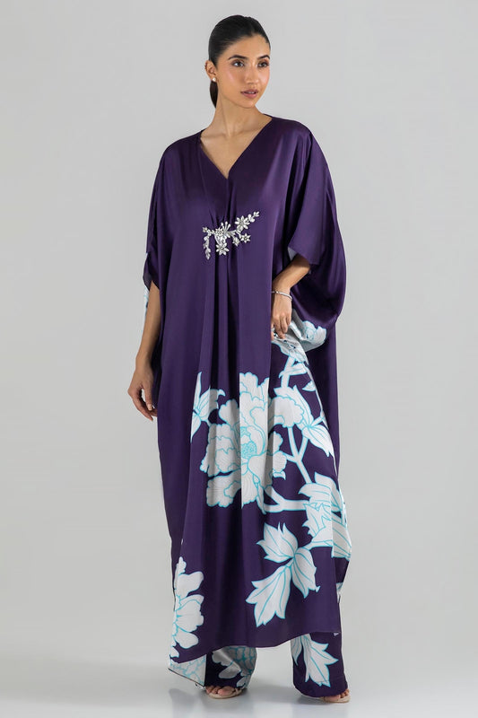 Sana Safinaz | Silk Tunics | SS24STP132P2T S Multicolor Poly Satin