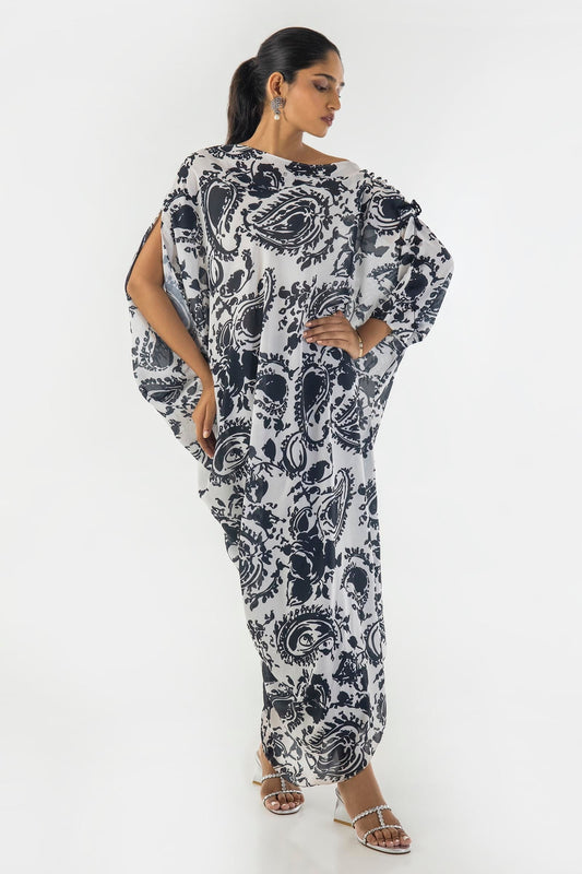 Sana Safinaz | Silk Tunics | SS24STP157 XS Multicolor Poly Satin