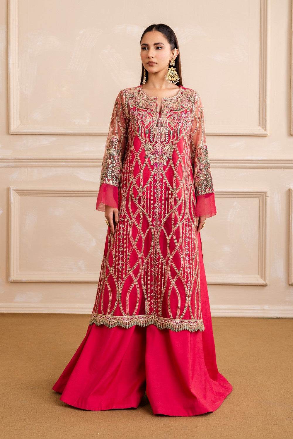 Maryum N Maria | Zaira Pret | STARLA XS Carrot Pink Net