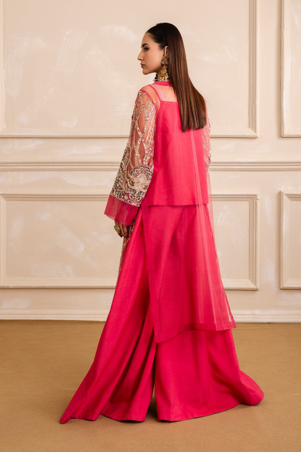 Maryum N Maria | Zaira Pret | STARLA S Carrot Pink Net