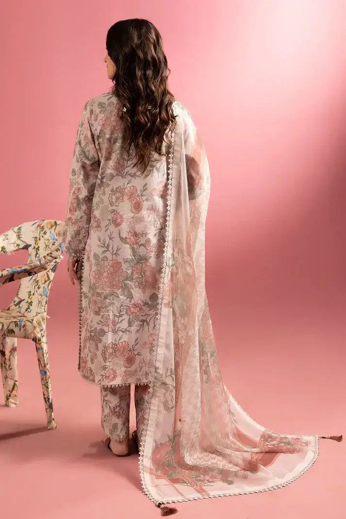 Alizeh | Sheen Lawn Prints 24 | Sunset Blush - Pakistani Designer Dress - by Alizeh | Type: Luxury - 100% Original at Saira Sultan