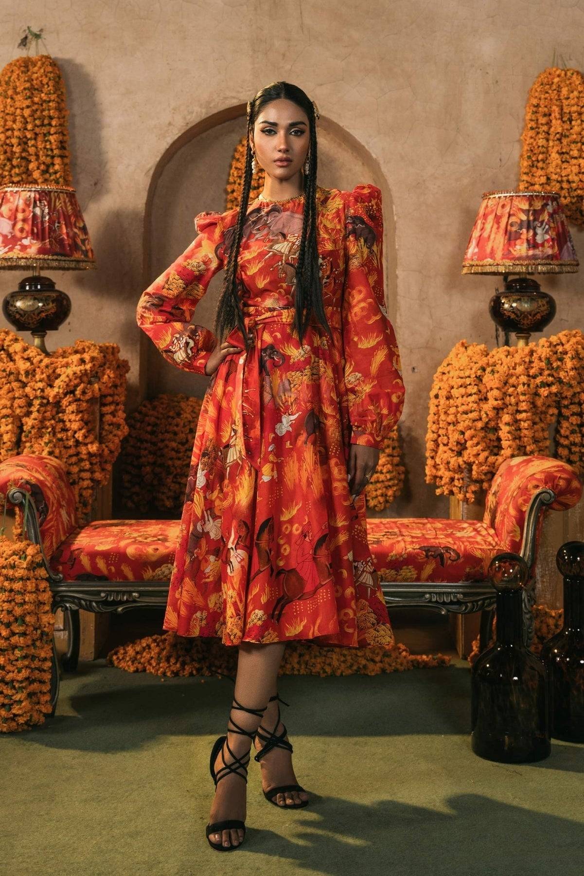 Fahad Hussayn | Lawn Banger | Toranj - Pakistani Designer Dress - by Fahad Hussayn | Type: Ladies Clothes - 100% Original at Saira Sultan