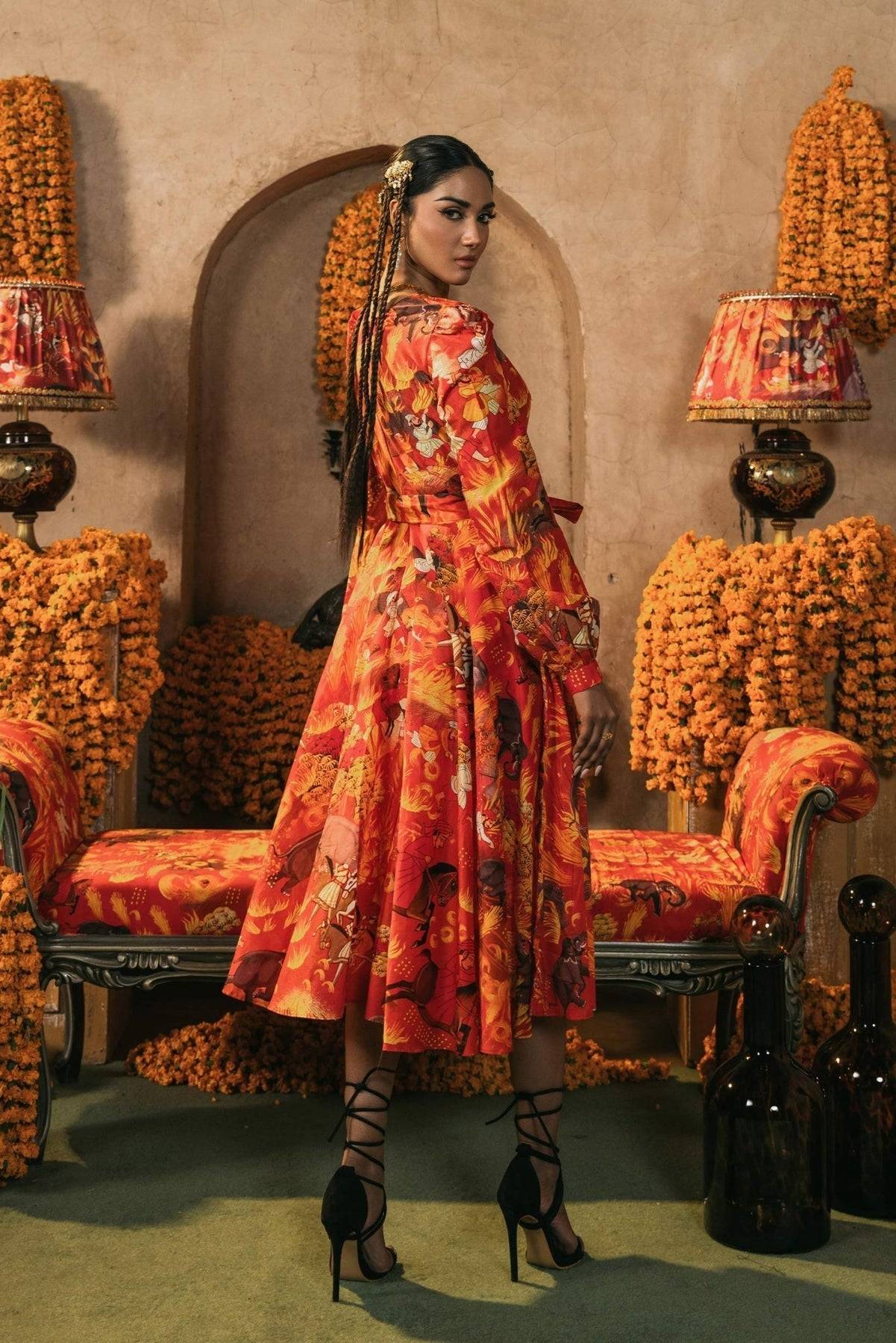 Fahad Hussayn | Lawn Banger | Toranj - Pakistani Designer Dress - by Fahad Hussayn | Type: Ladies Clothes - 100% Original at Saira Sultan