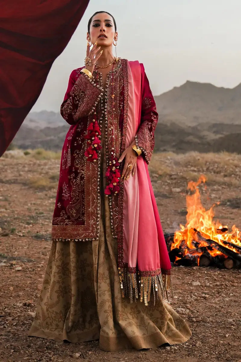Sana Safinaz | Winter Luxury 23 | V231-004-DE - Pakistani Designer Dress - by Sana Safinaz | Type: Luxury - 100% Original at Saira Sultan