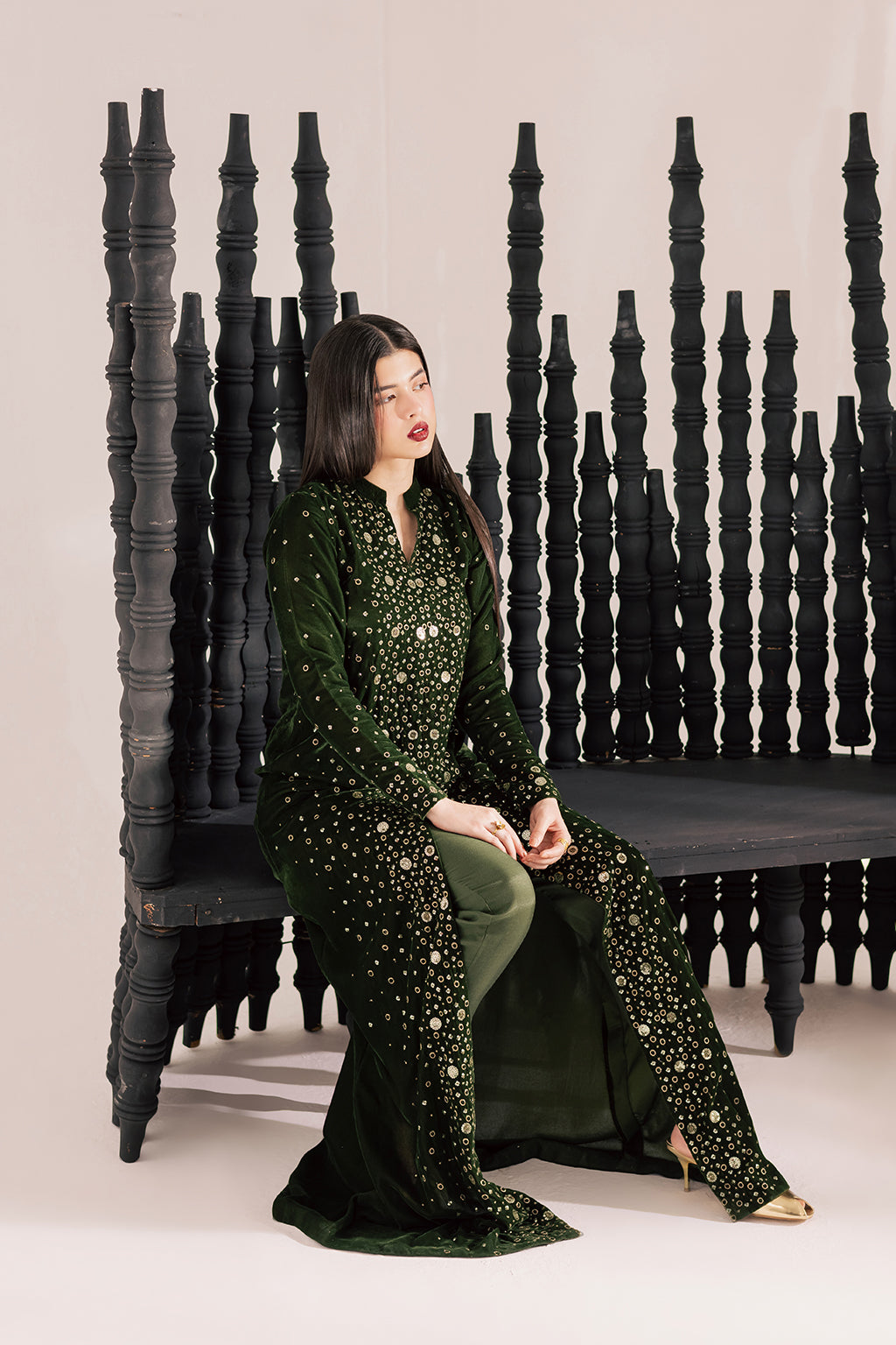 Vanya | Velvet Muse | KV-62 by Vanya - Designer Dress - Type : Ladies Clothes - Available at Saira Sultan - 100% Original