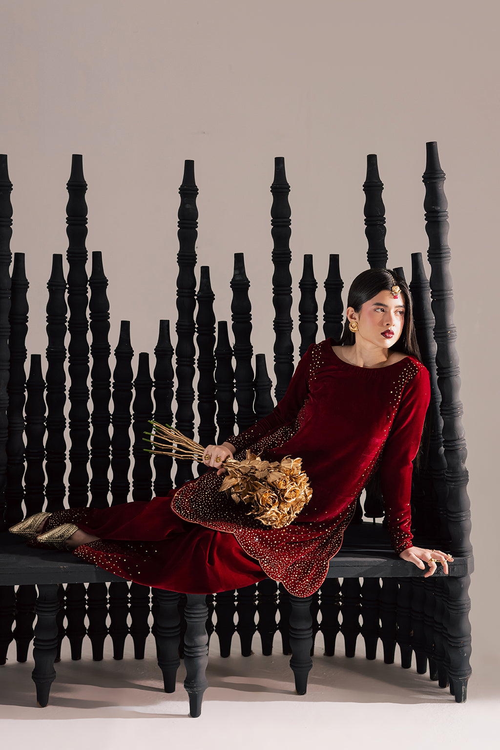 Vanya | Velvet Muse | KV-61 by Vanya - Designer Dress - Type : Ladies Clothes - Available at Saira Sultan - 100% Original