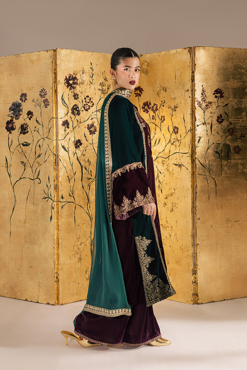 Vanya | Velvet Muse | KV-58 by Vanya - Designer Dress - Type : Ladies Clothes - Available at Saira Sultan - 100% Original