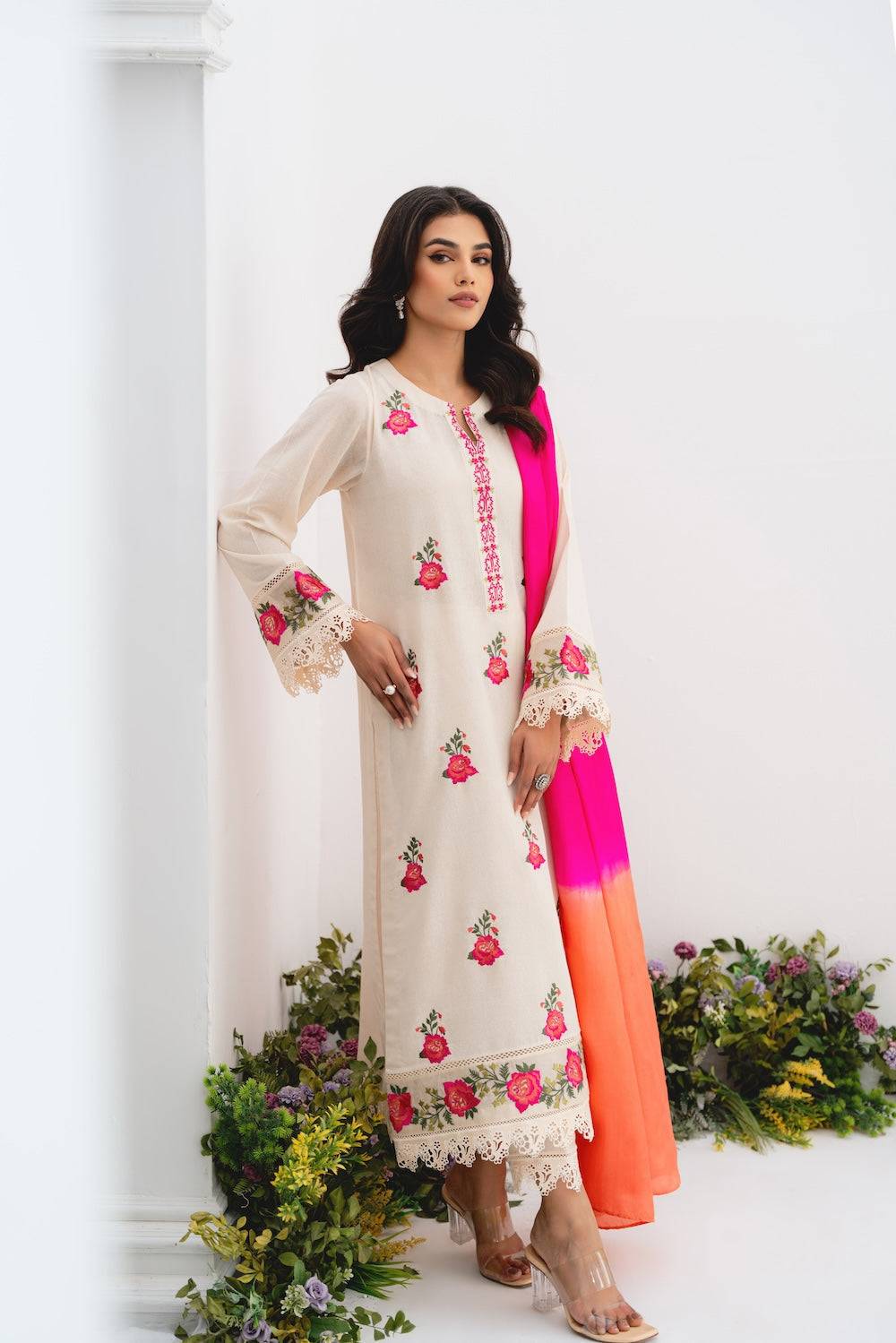 Vintage | Eid Edit 24 | Aiza - Pakistani Designer Dress - by Vintage | Type: Luxury - 100% Original at Saira Sultan