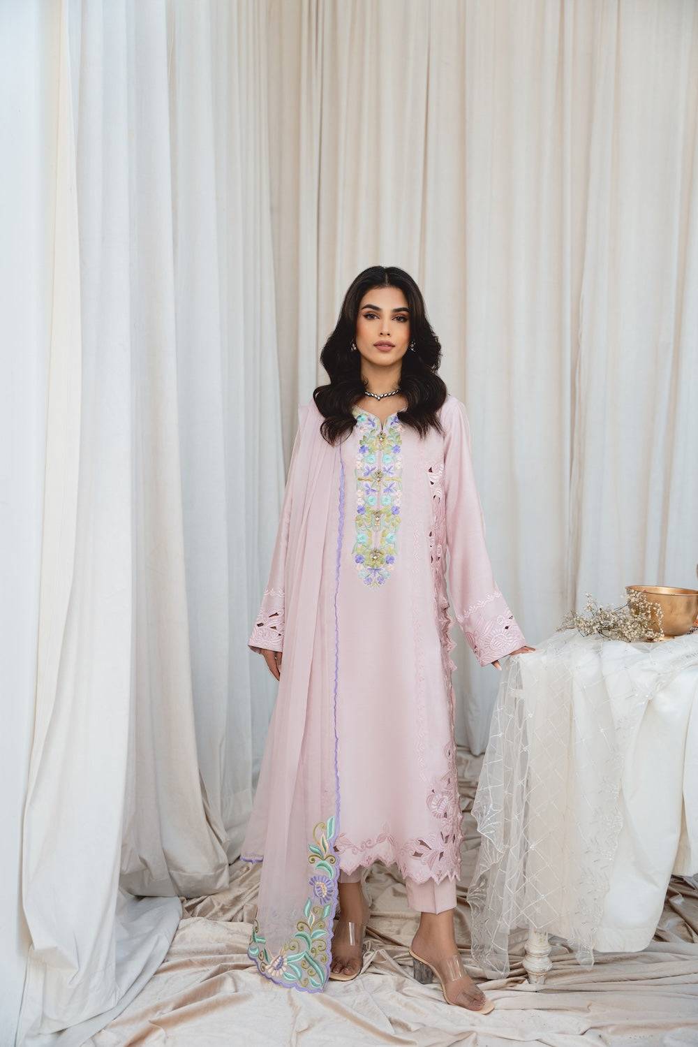 Vintage | Eid Edit 24 | Zeenat - Pakistani Designer Dress - by Vintage | Type: Luxury - 100% Original at Saira Sultan