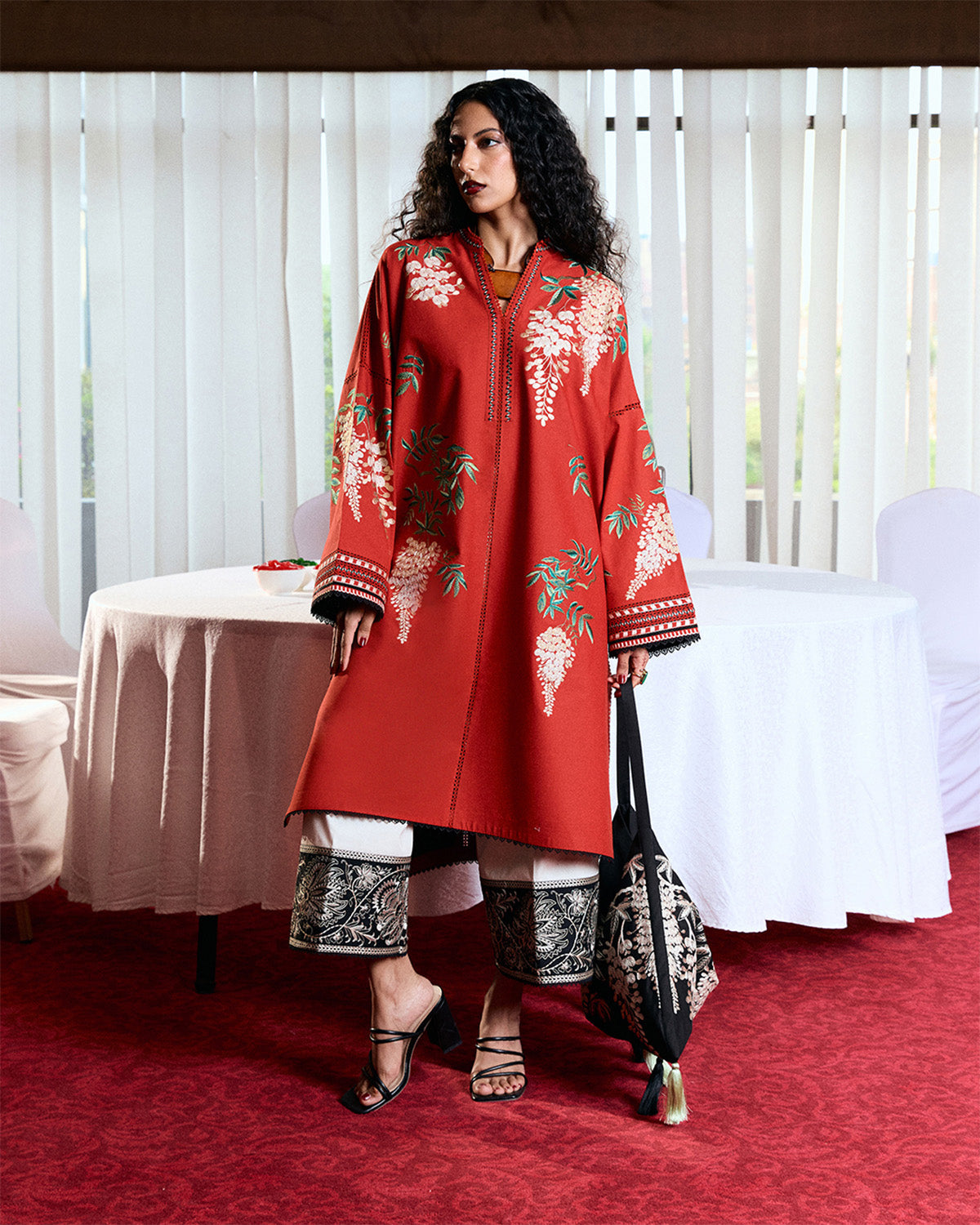 Jugnu | Summer Pret 25 | Lina - Pakistani Designer Dress - by Jugnu - Type : Ladies Clothes - 100% Original at Saira Sultan
