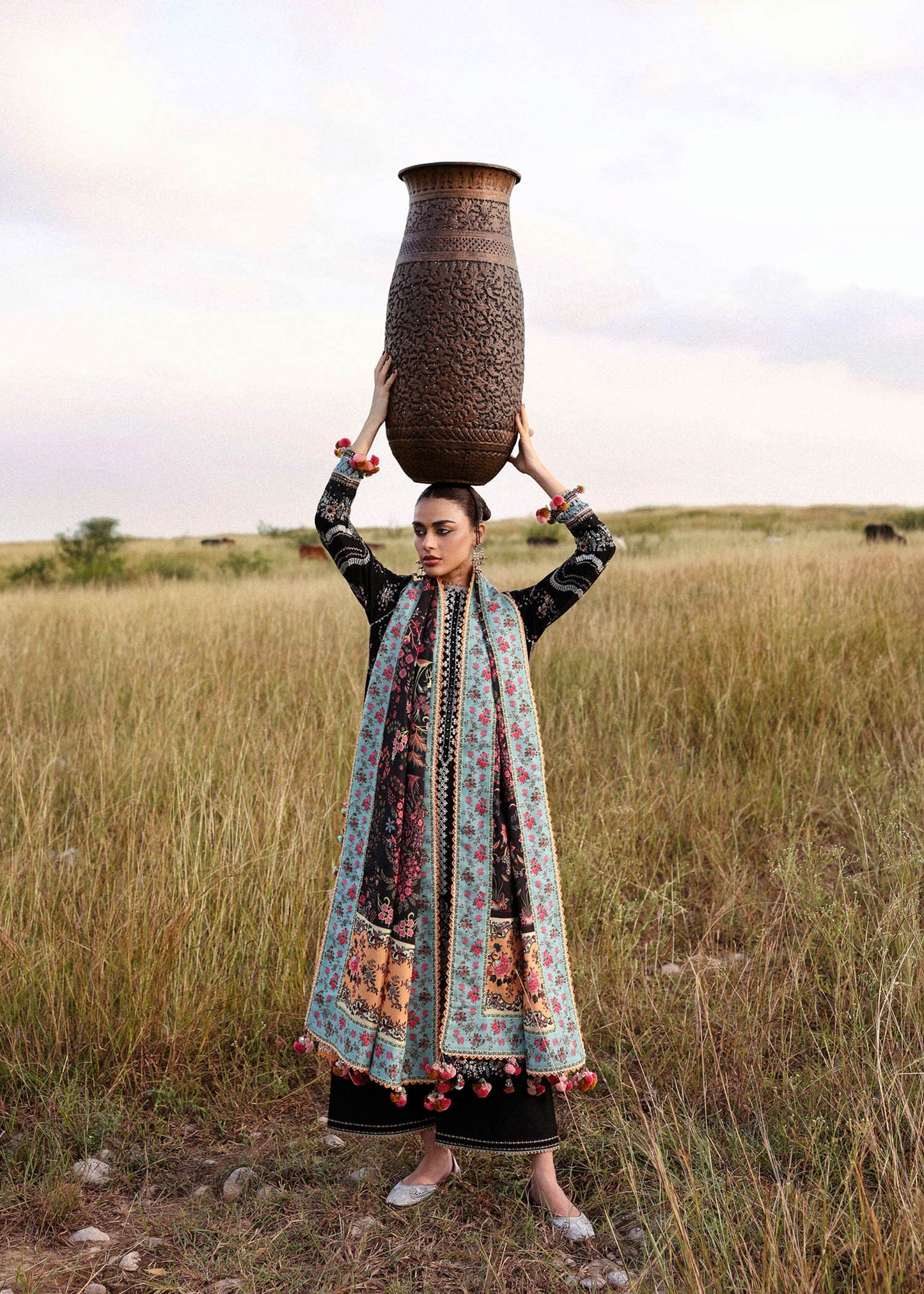 Hussain Rehar | Khaddar 25 | Malika by Hussain Rehar - Designer Dress - Type : Ladies Clothes - Available at Saira Sultan - 100% Original