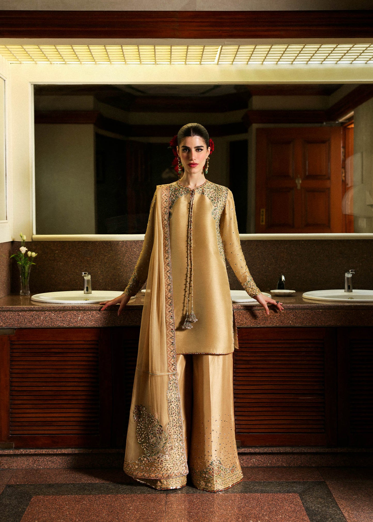 Hussain Rehar I The Scent Luxury Pret 25 I Delune - Pakistani Designer Dress - by Hussain Rehar - Type : Ladies Clothes - 100% Original at Saira Sultan