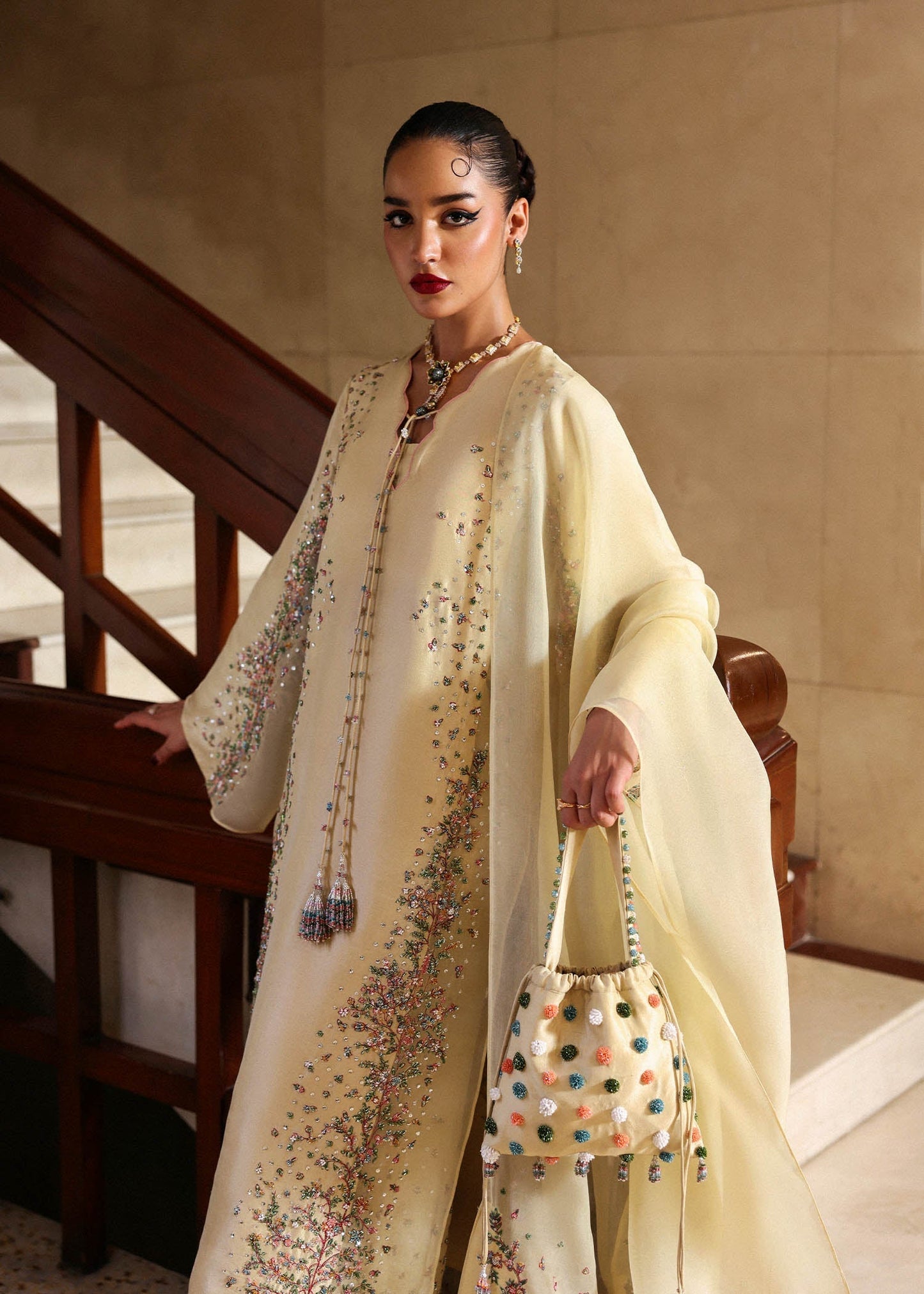Hussain Rehar I The Scent Luxury Pret 25 I Ciel - Pakistani Designer Dress - by Hussain Rehar - Type : Ladies Clothes - 100% Original at Saira Sultan