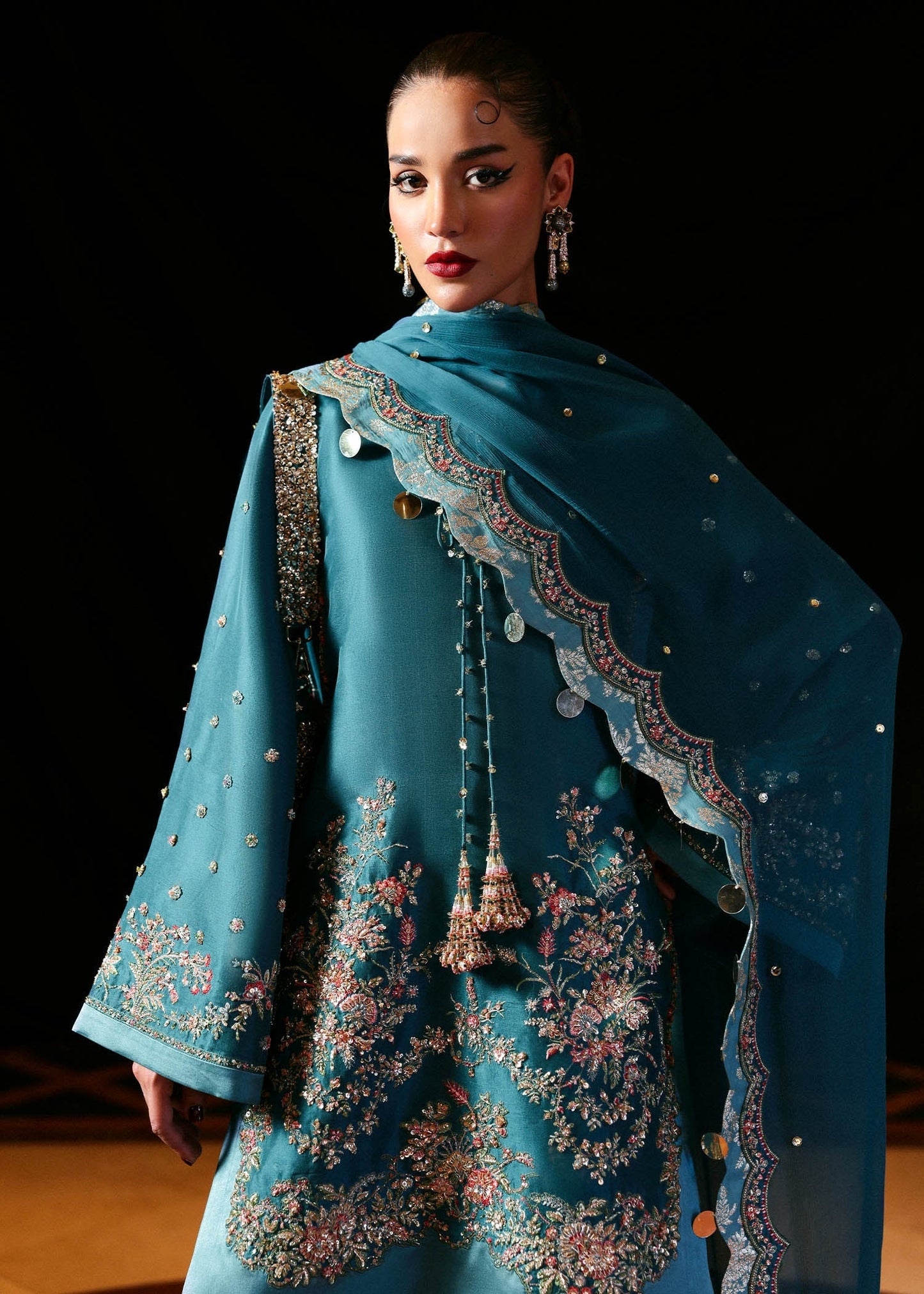 Hussain Rehar I The Scent Luxury Pret 25 I Verta - Pakistani Designer Dress - by Hussain Rehar - Type : Ladies Clothes - 100% Original at Saira Sultan