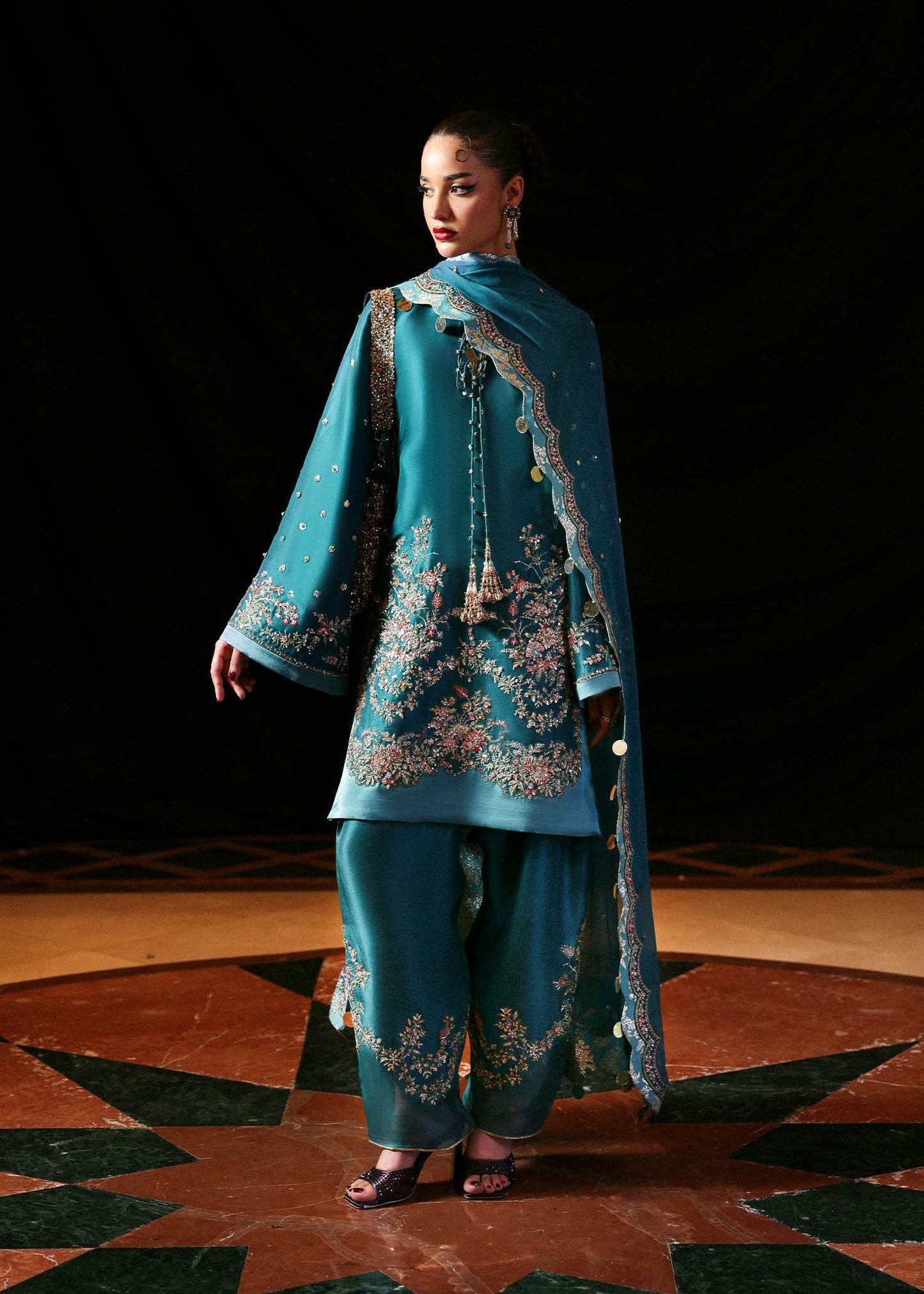 Hussain Rehar I The Scent Luxury Pret 25 I Verta - Pakistani Designer Dress - by Hussain Rehar - Type : Ladies Clothes - 100% Original at Saira Sultan