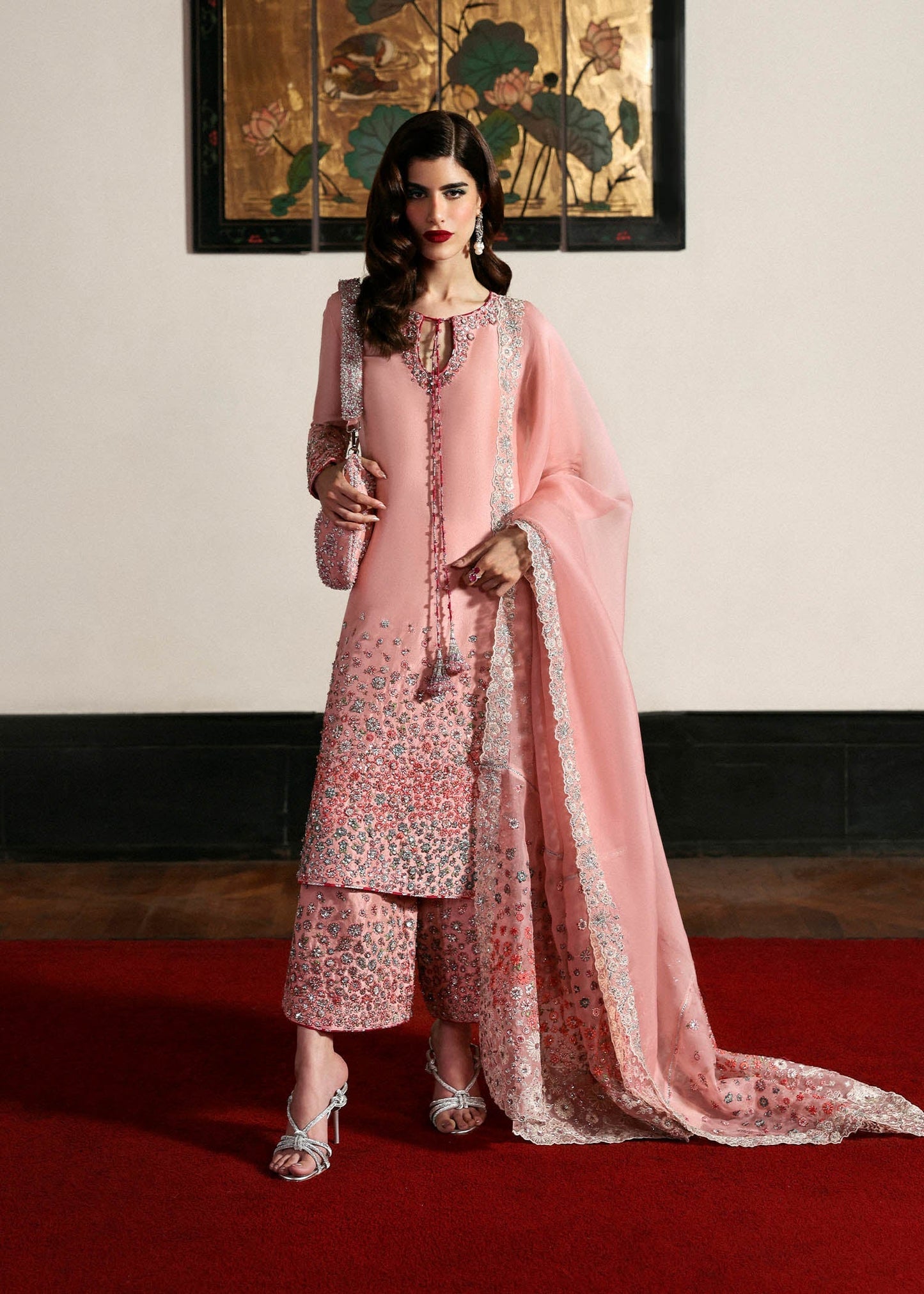 Hussain Rehar I The Scent Luxury Pret 25 I Evara - Pakistani Designer Dress - by Hussain Rehar - Type : Ladies Clothes - 100% Original at Saira Sultan