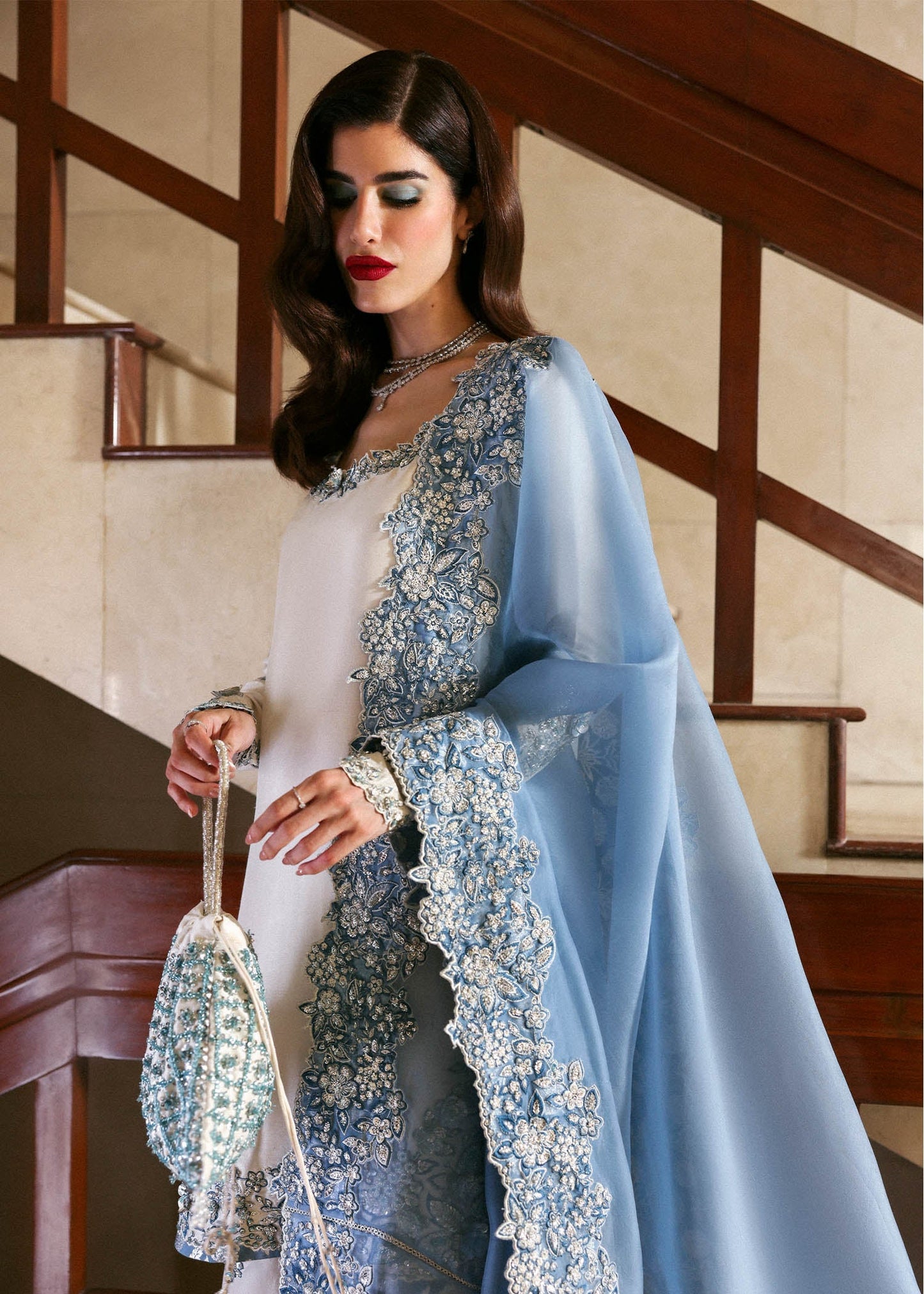 Hussain Rehar I The Scent Luxury Pret 25 I Virelle - Pakistani Designer Dress - by Hussain Rehar - Type : Ladies Clothes - 100% Original at Saira Sultan