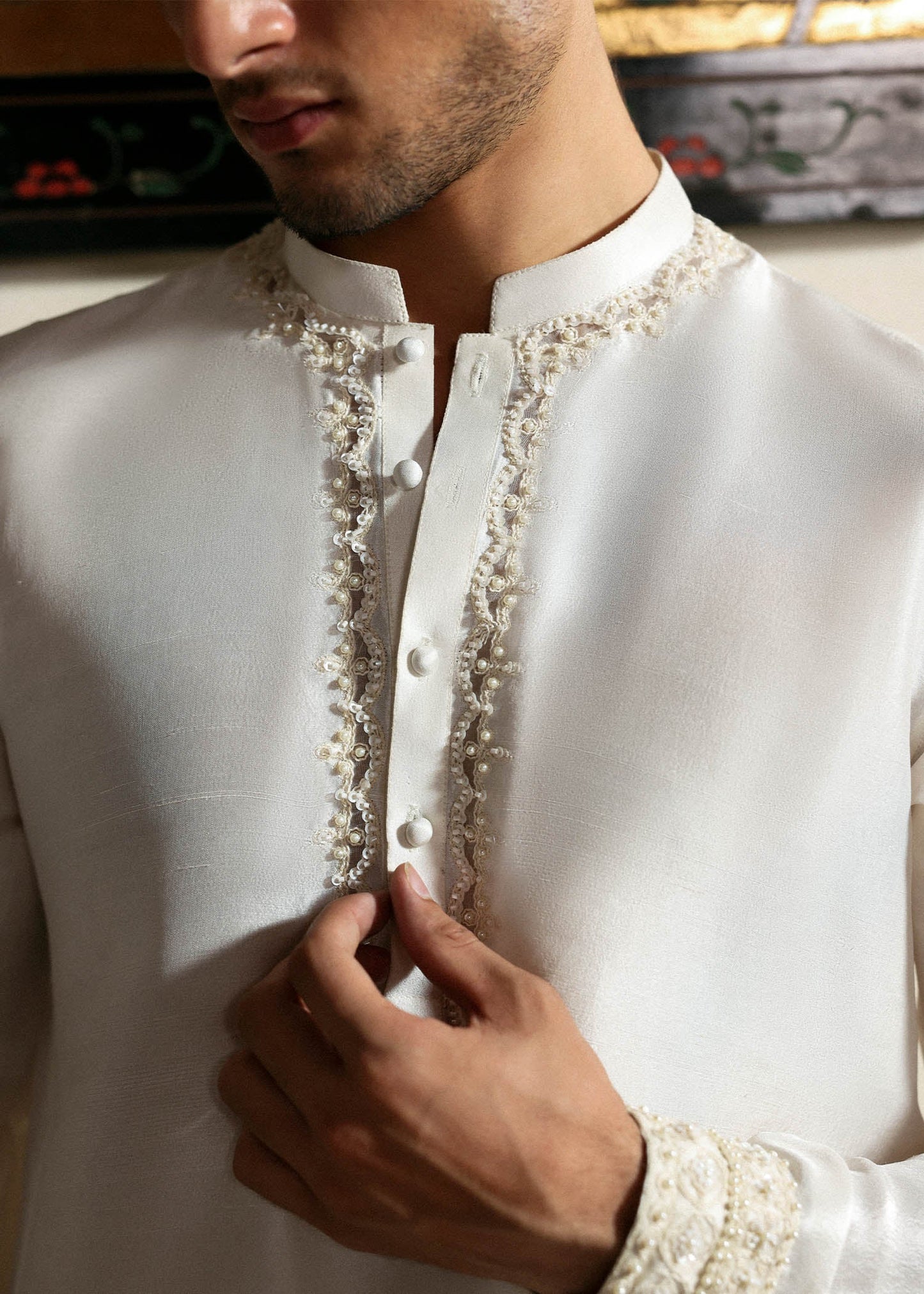 Hussain Rehar I The Scent Luxury Pret 25 I Vellin - Pakistani Designer Dress - by Hussain Rehar - Type : MensWear - 100% Original at Saira Sultan