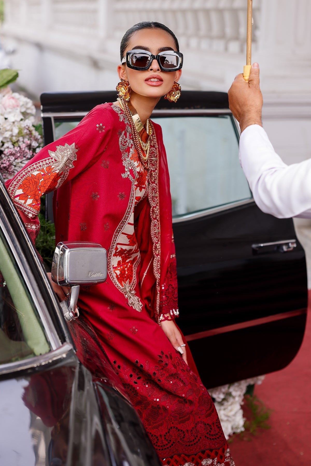 Charizma | Tabeer Lawn Vol 25 | CT5-12 L Red Lawn