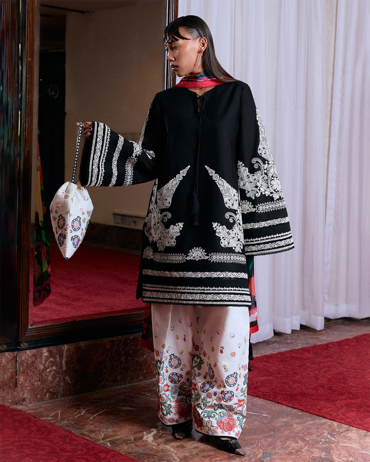 Jugnu | Summer Pret 25 | Liraz - Pakistani Designer Dress - by Jugnu - Type : Ladies Clothes - 100% Original at Saira Sultan