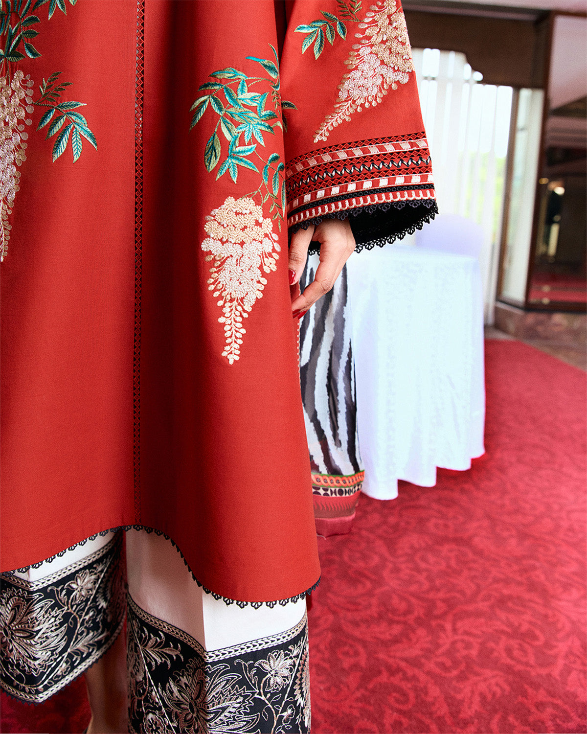 Jugnu | Summer Pret 25 | Lina - Pakistani Designer Dress - by Jugnu - Type : Ladies Clothes - 100% Original at Saira Sultan