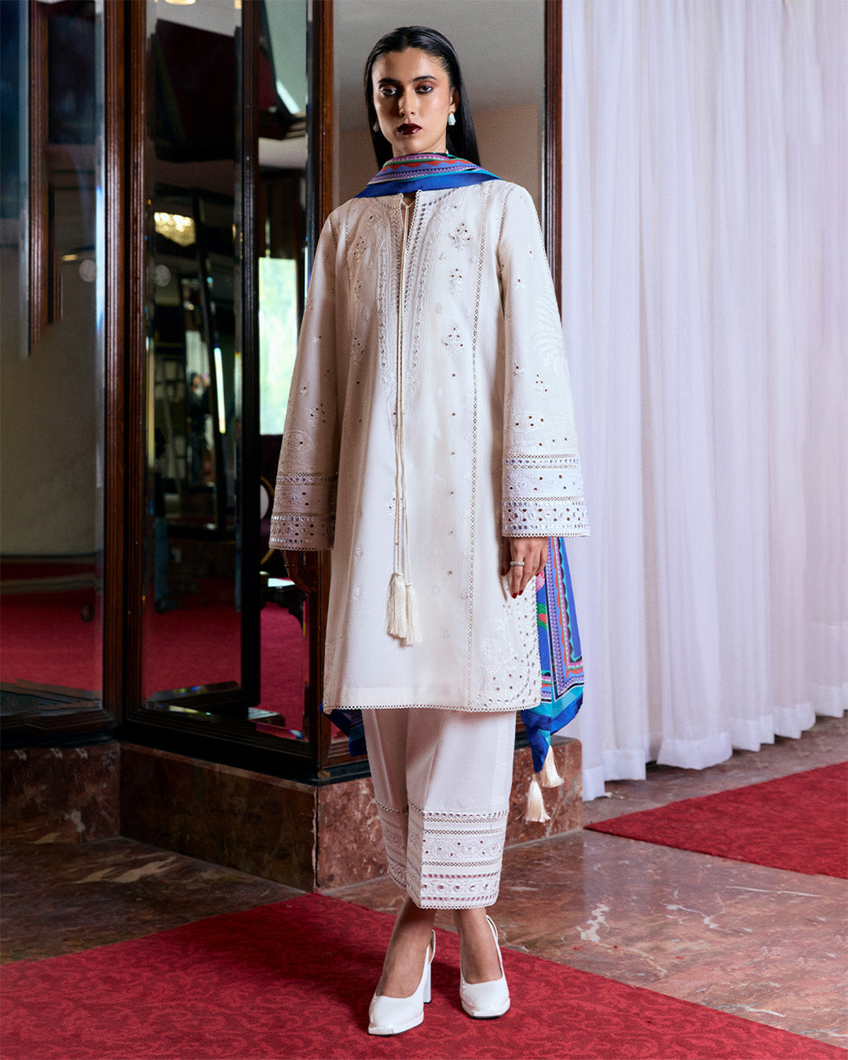 Jugnu | Summer Pret 25 | Sorma - Pakistani Designer Dress - by Jugnu - Type : Ladies Clothes - 100% Original at Saira Sultan