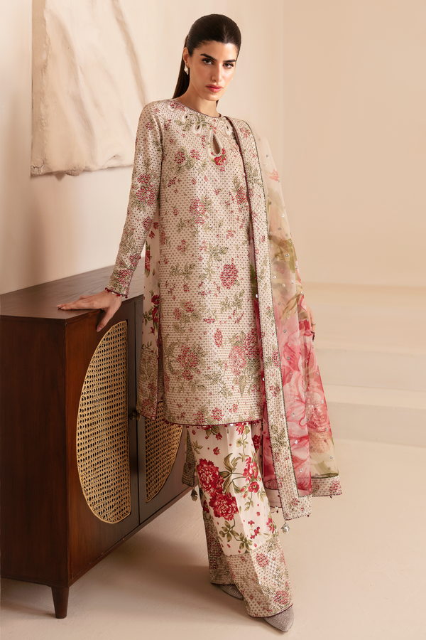 Jazmin | Formals Collection | Raw Silk UR-7034 - Pakistani Designer Dress - by Jazmin | Type: Formal - 100% Original at Saira Sultan