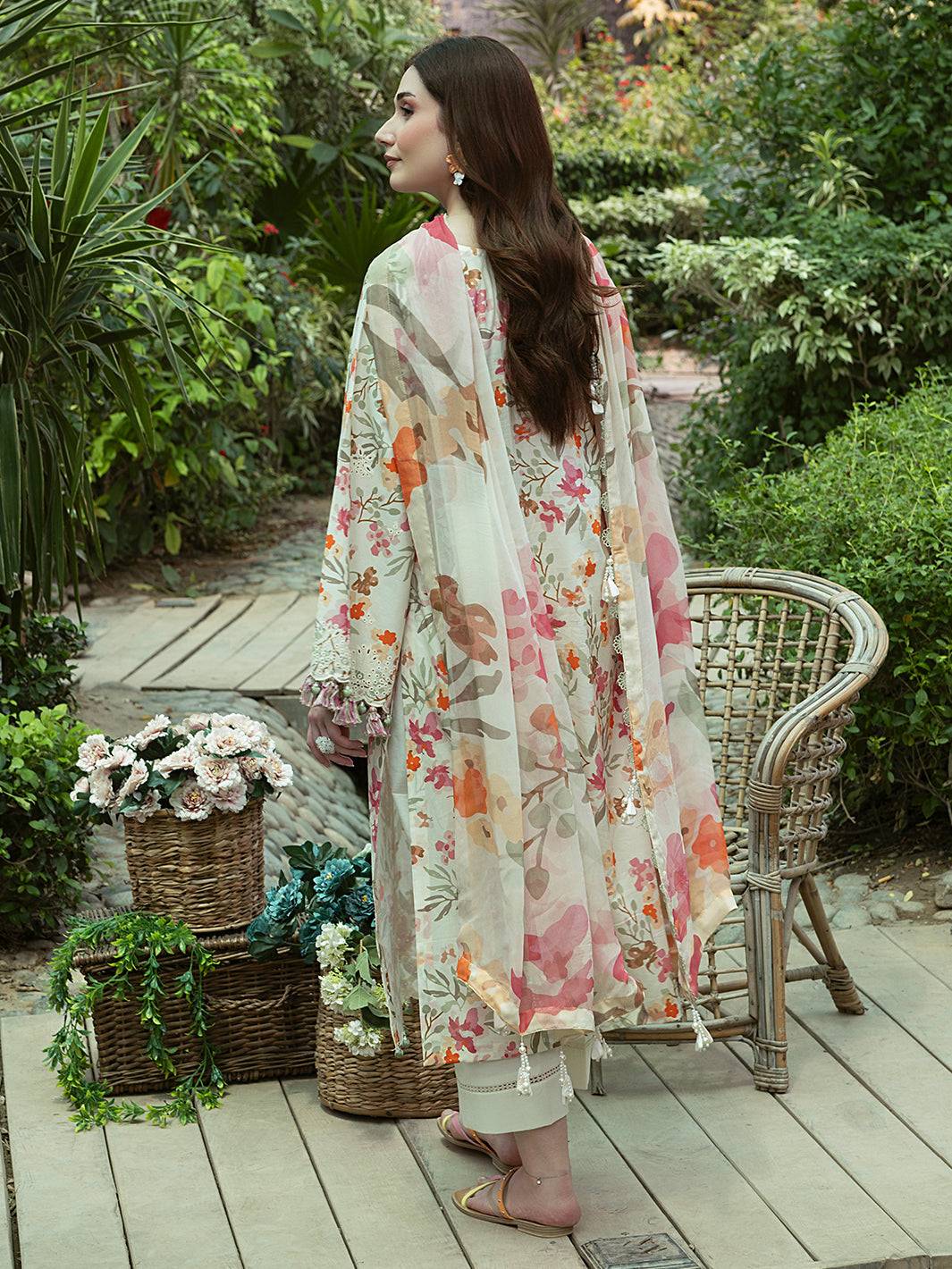 Izel | Oh Spring Lawn 25 | WISTERIA - Pakistani Designer Dress - by Izel | Type: Ladies Clothes - 100% Original at Saira Sultan