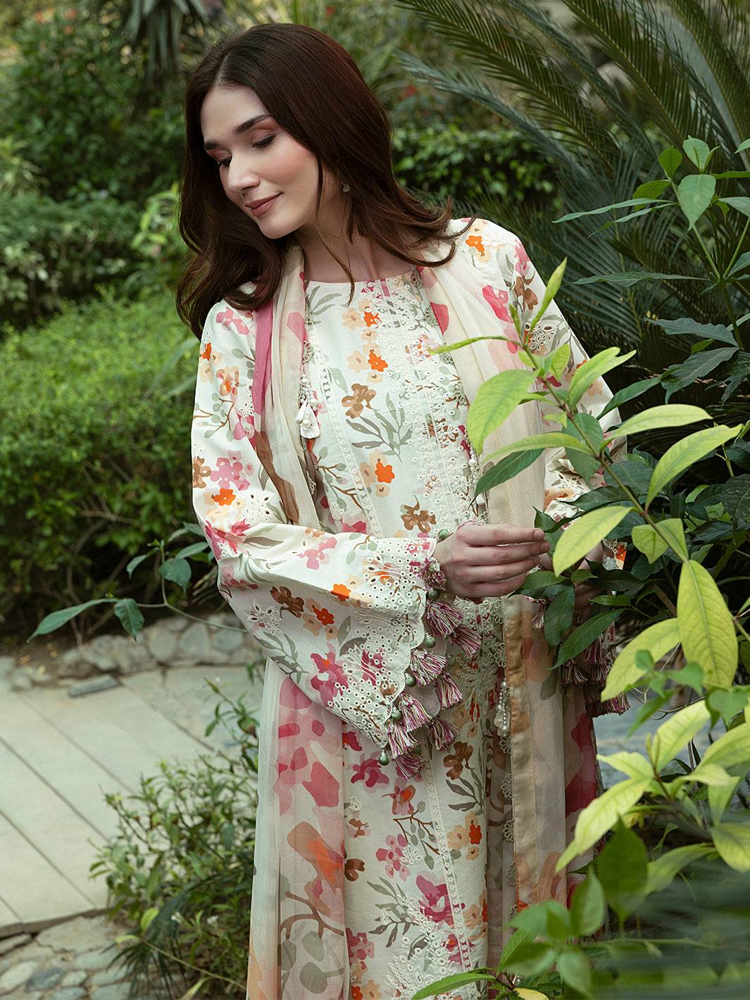 Izel | Oh Spring Lawn 25 | WISTERIA - Pakistani Designer Dress - by Izel | Type: Ladies Clothes - 100% Original at Saira Sultan