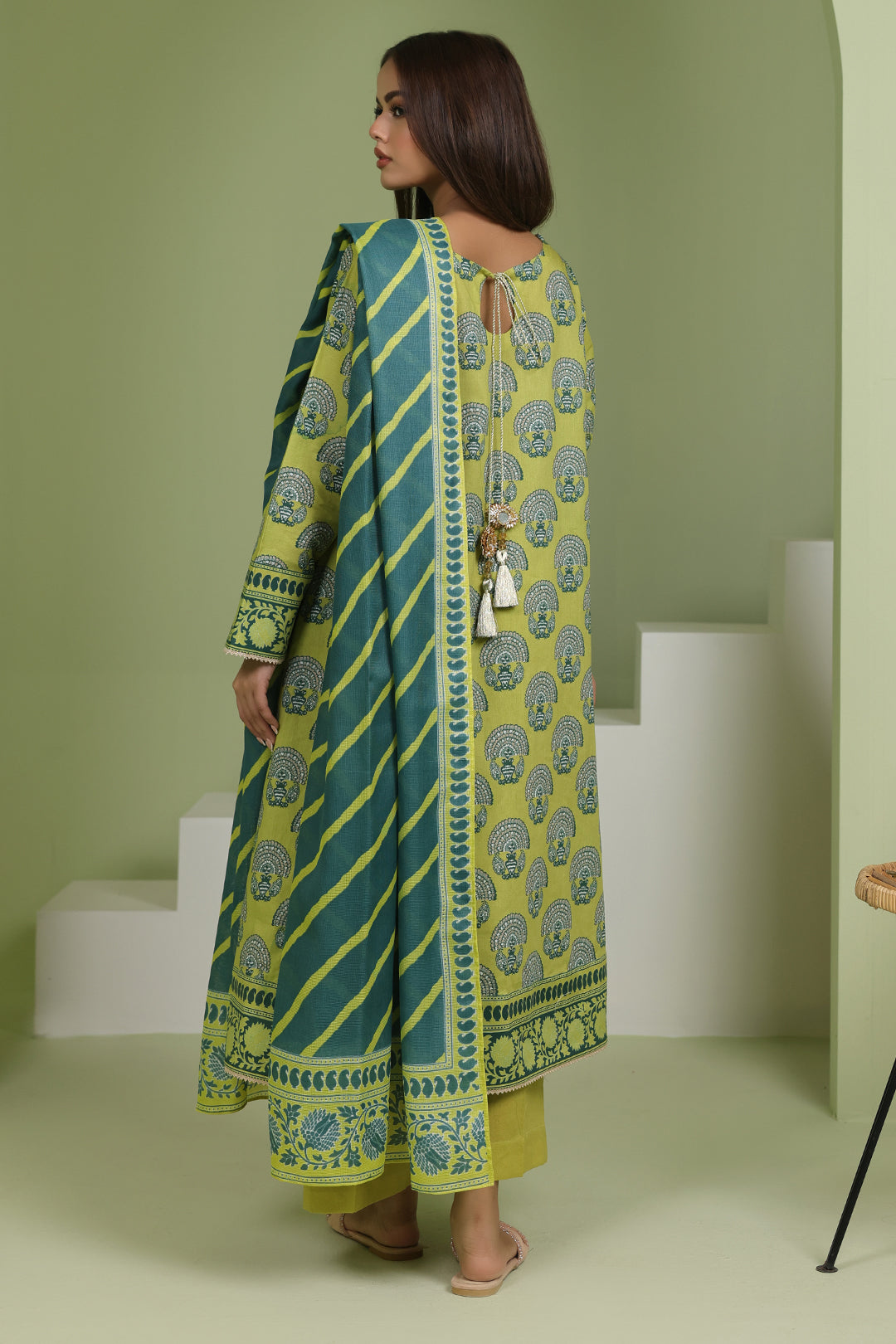 Zellbury | Unstitched 3 Piece Lawn | Shirt Shalwar Dupatta - 1720