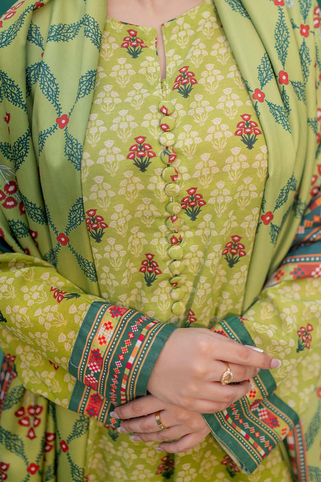 Zellbury | Winter Pret | Kurta Shawl Trouser - 2943