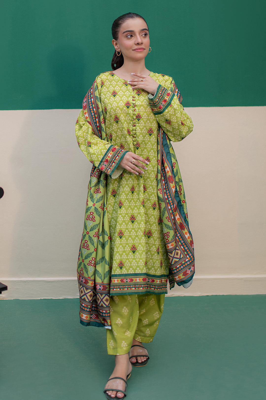 Zellbury | Winter Pret | Kurta Shawl Trouser - 2943