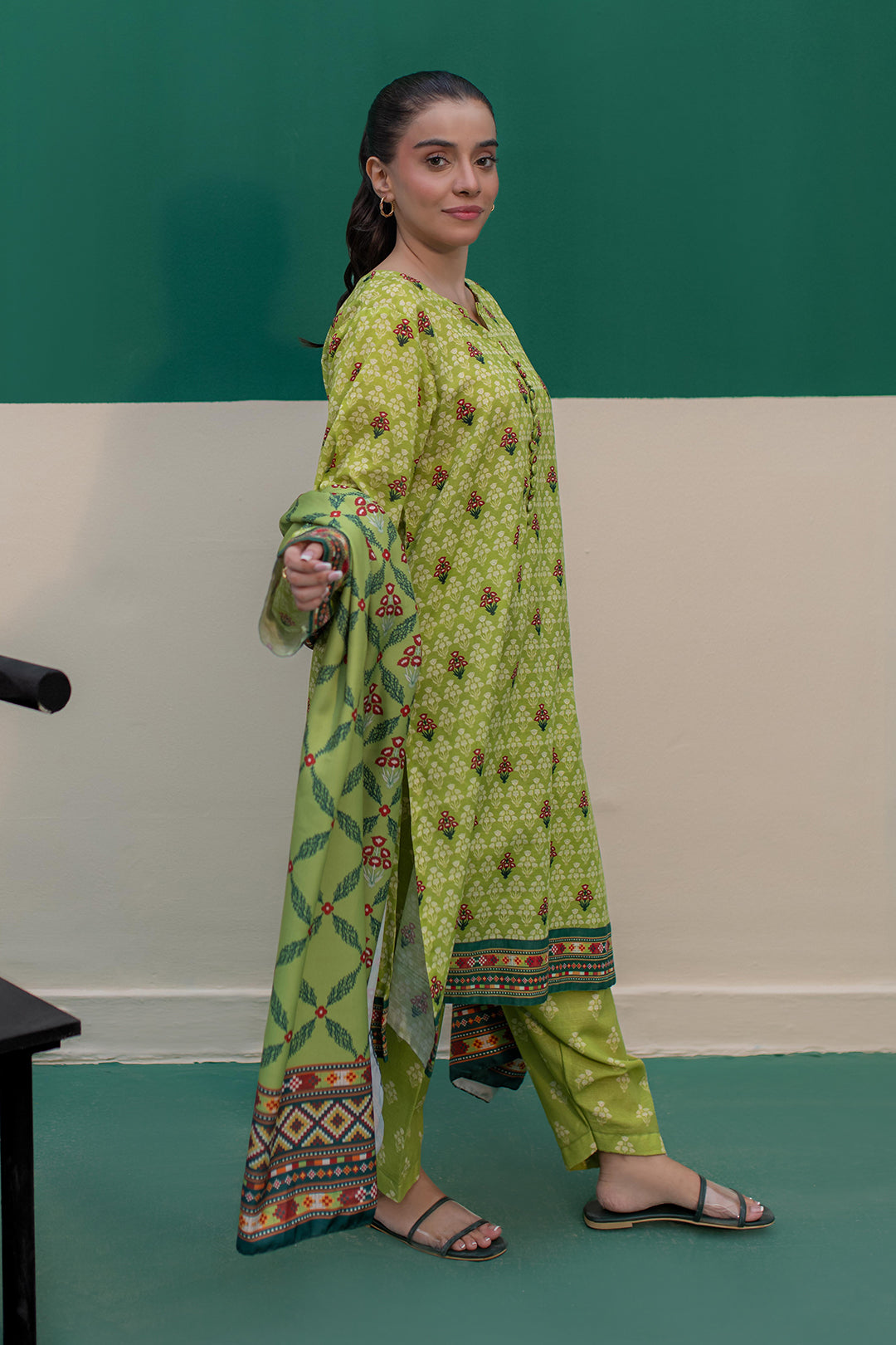Zellbury | Winter Pret | Kurta Shawl Trouser - 2943