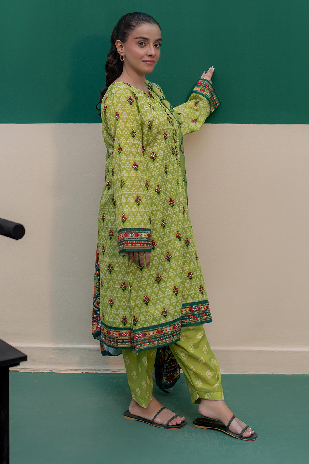 Zellbury | Winter Pret | Kurta Shawl Trouser - 2943
