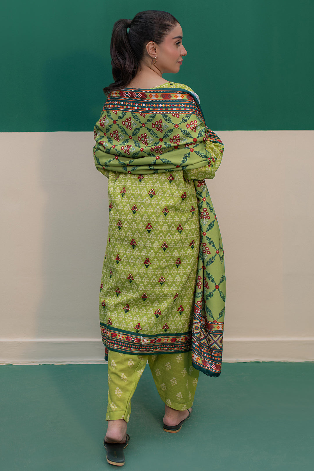 Zellbury | Winter Pret | Kurta Shawl Trouser - 2943