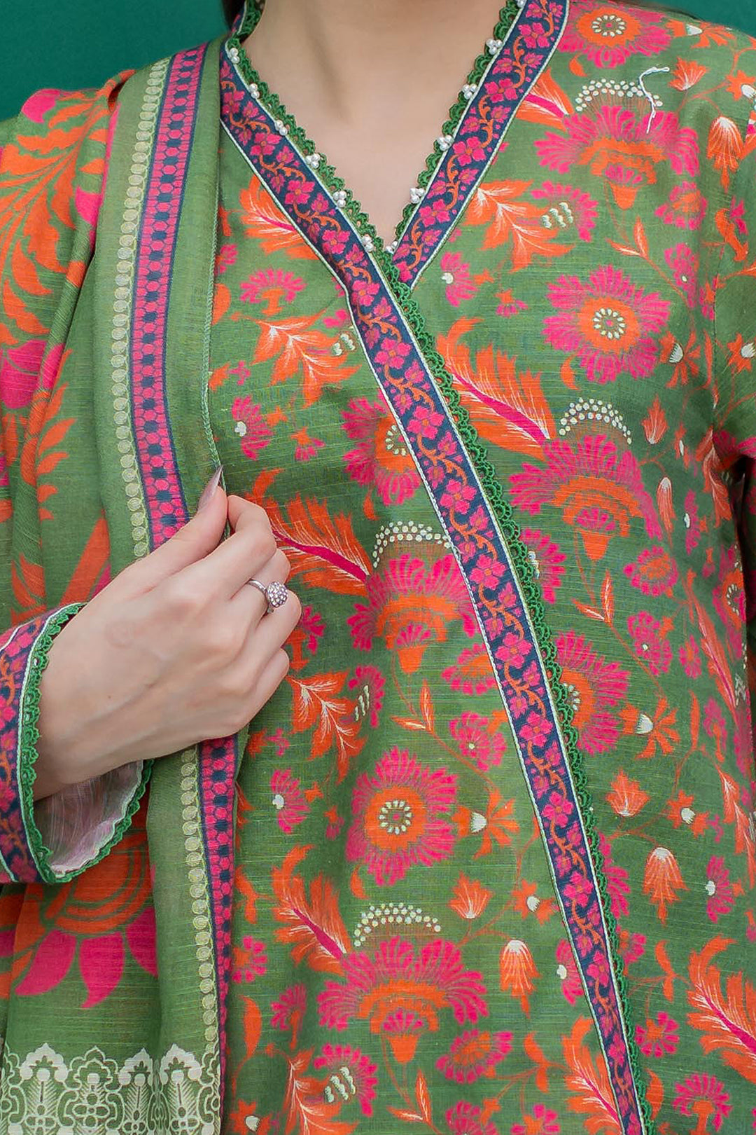 Zellbury | Winter Pret | Kurta Dupatta Trouser - 3088