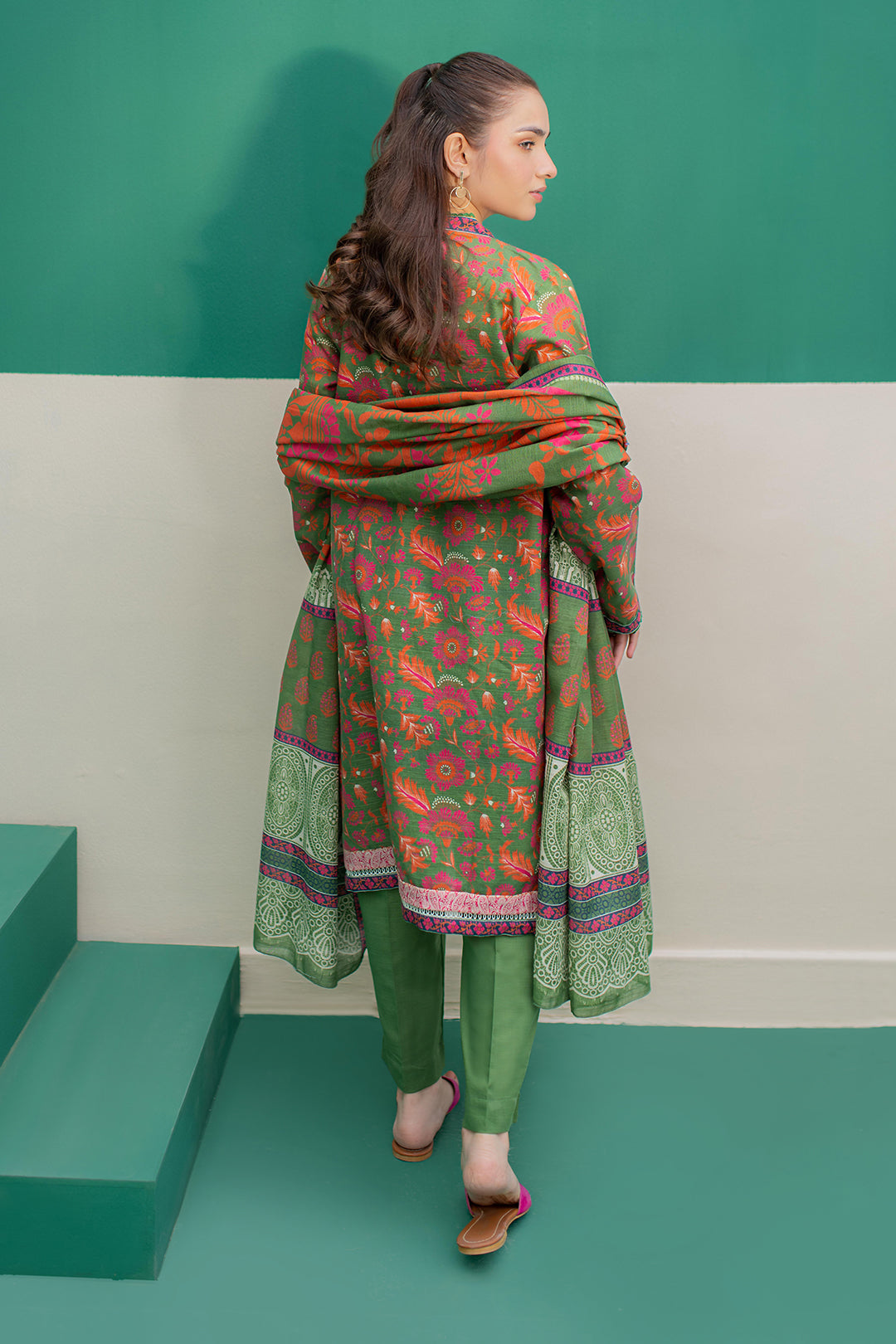 Zellbury | Winter Pret | Kurta Dupatta Trouser - 3088