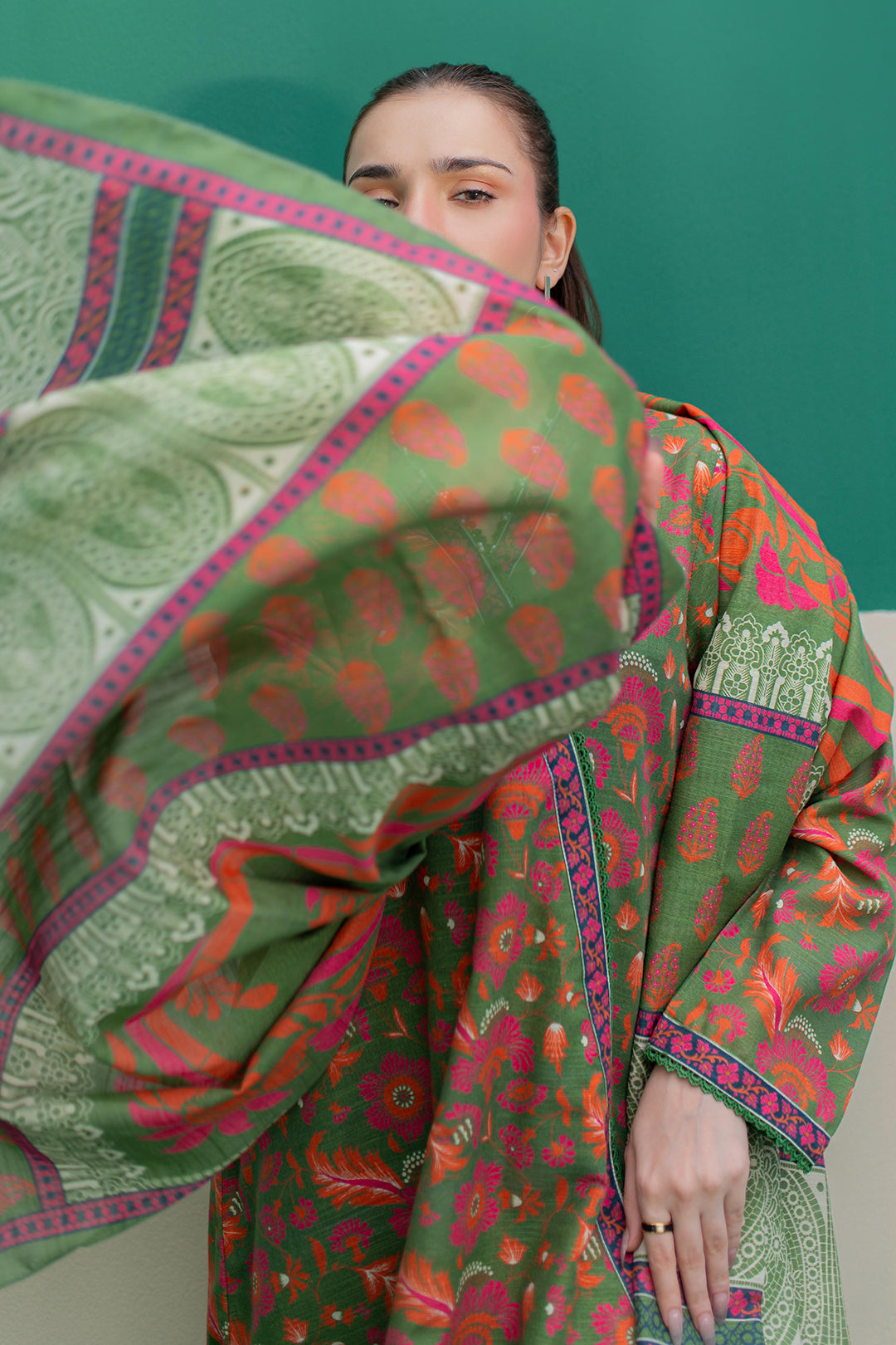 Zellbury | Winter Pret | Kurta Dupatta Trouser - 3088