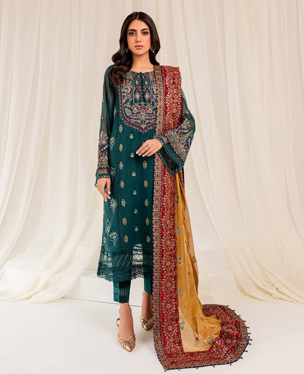 Xenia Formals | Ready To Wear Dresses | DANEEN - Pakistani Designer Dress - by Xenia Formal | Type: Formal - 100% Original at Saira Sultan