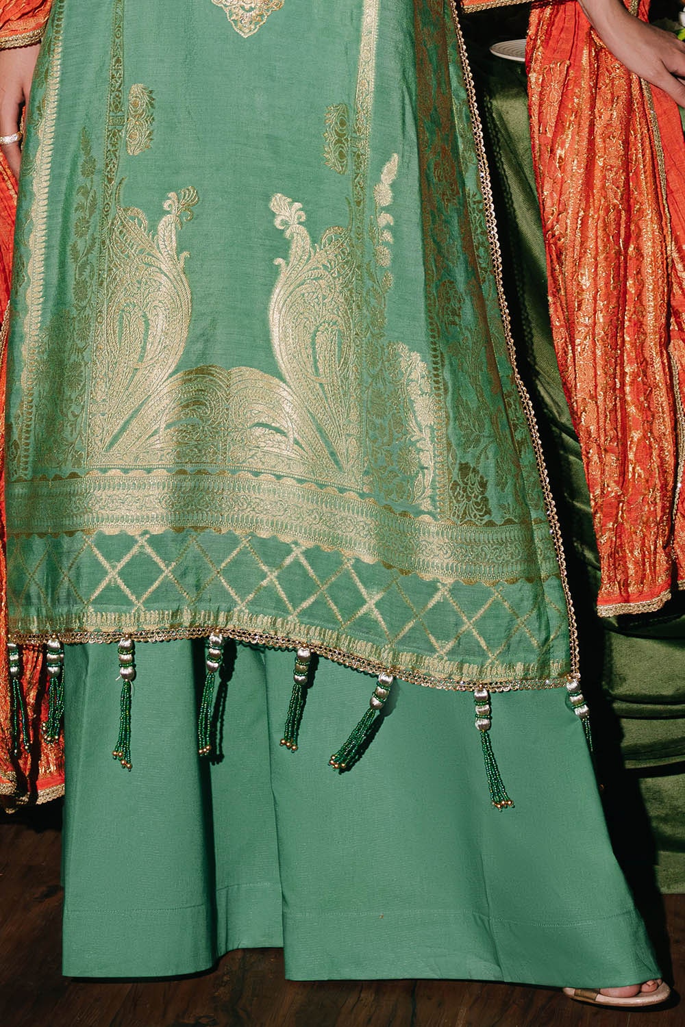 Gul Ahmed | Festive Eid 25 | FE-52127 M Jade Green Jacquard
