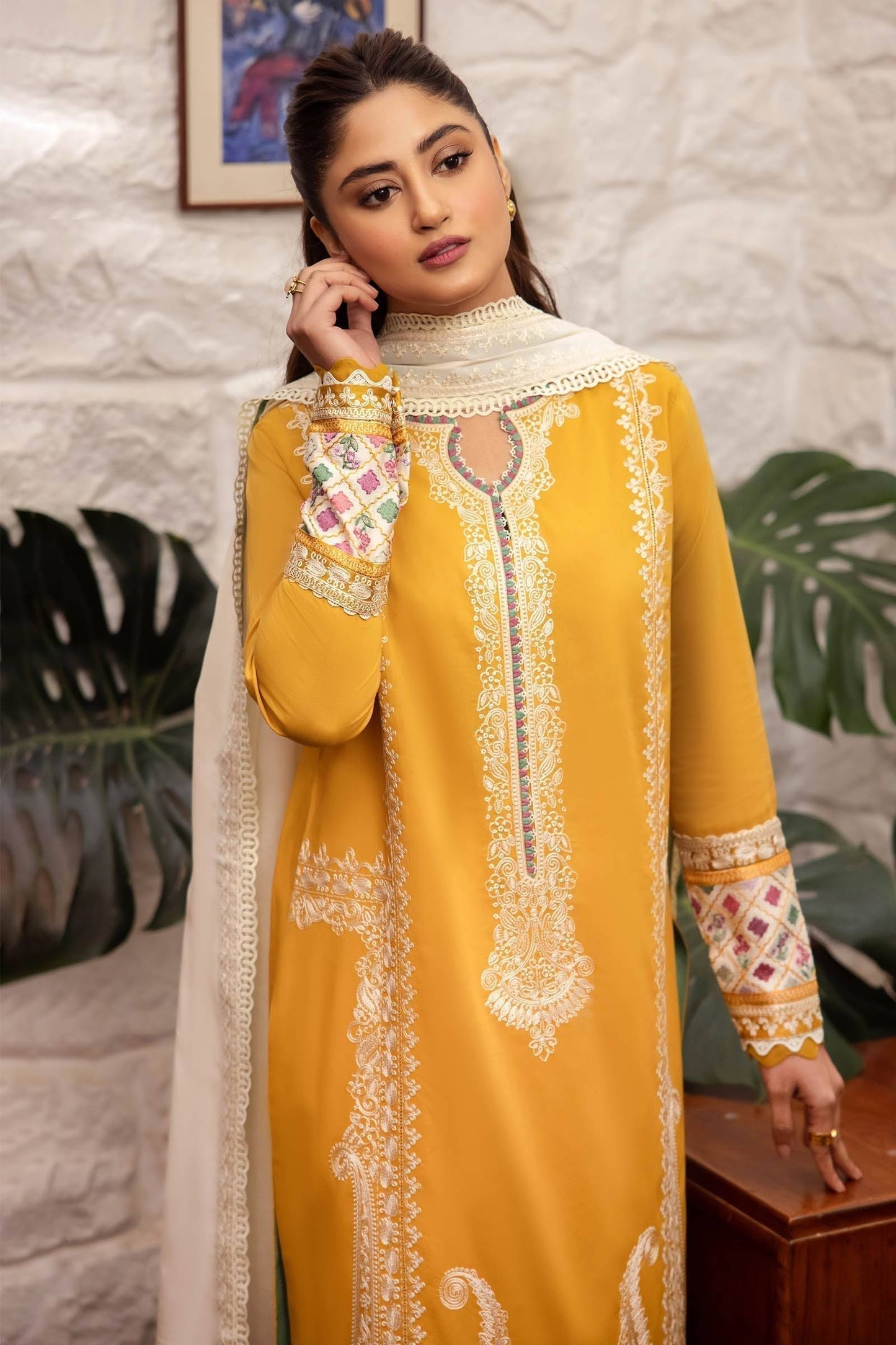 Zaha | Lawn 24 | FERYA (ZL24-06 A) - Pakistani Designer Dress - by Zaha | Type: Luxury - 100% Original at Saira Sultan