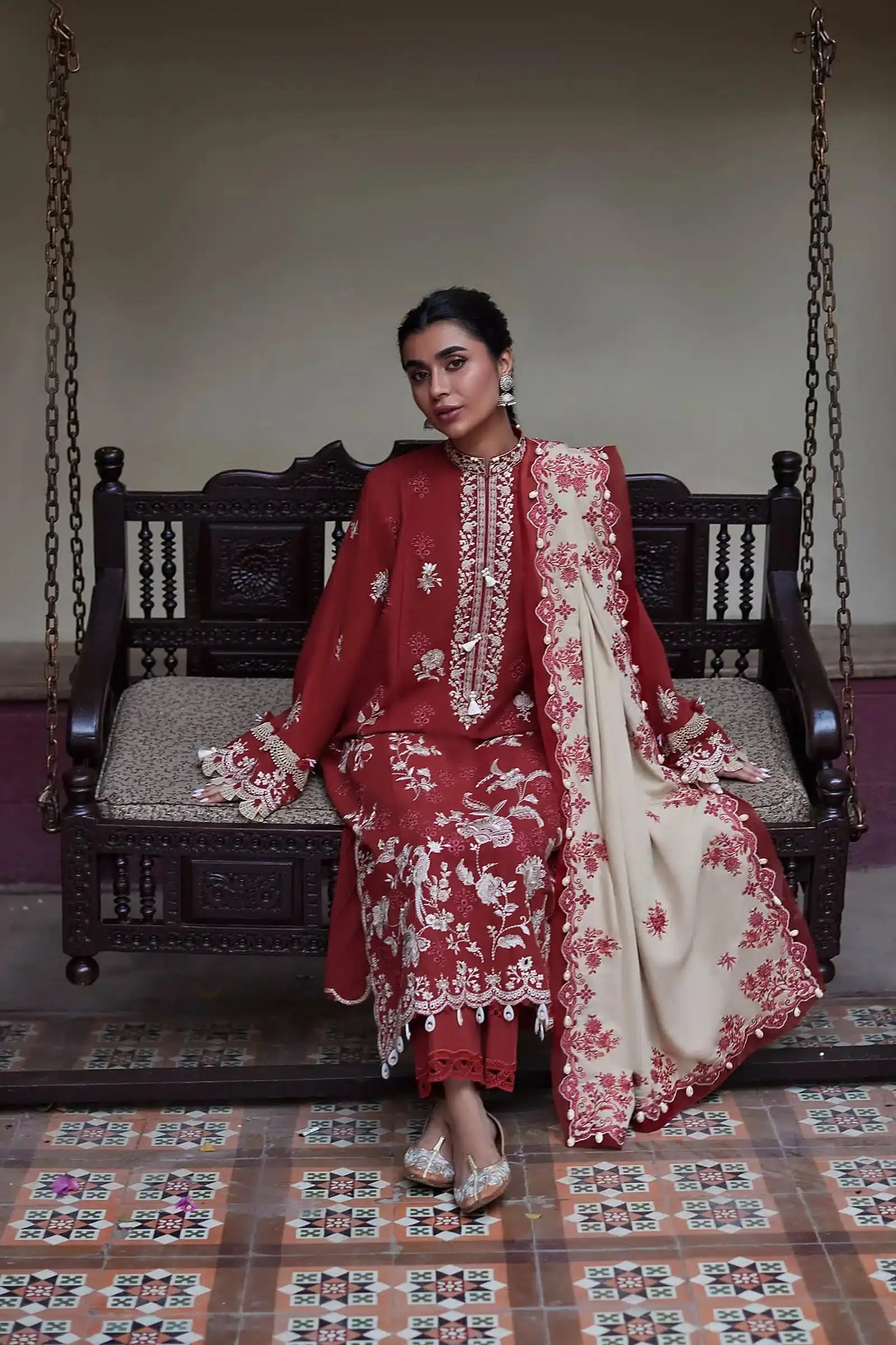 Zaha | Winter 23 | MELTEM (ZW23-05) - Pakistani Designer Dress - by Zaha | Type: Luxury - 100% Original at Saira Sultan