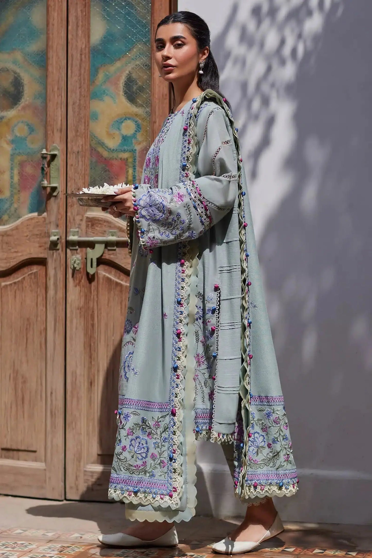 Zaha | Winter 23 | DERYA (ZW23-04) - Pakistani Designer Dress - by Zaha | Type: Luxury - 100% Original at Saira Sultan