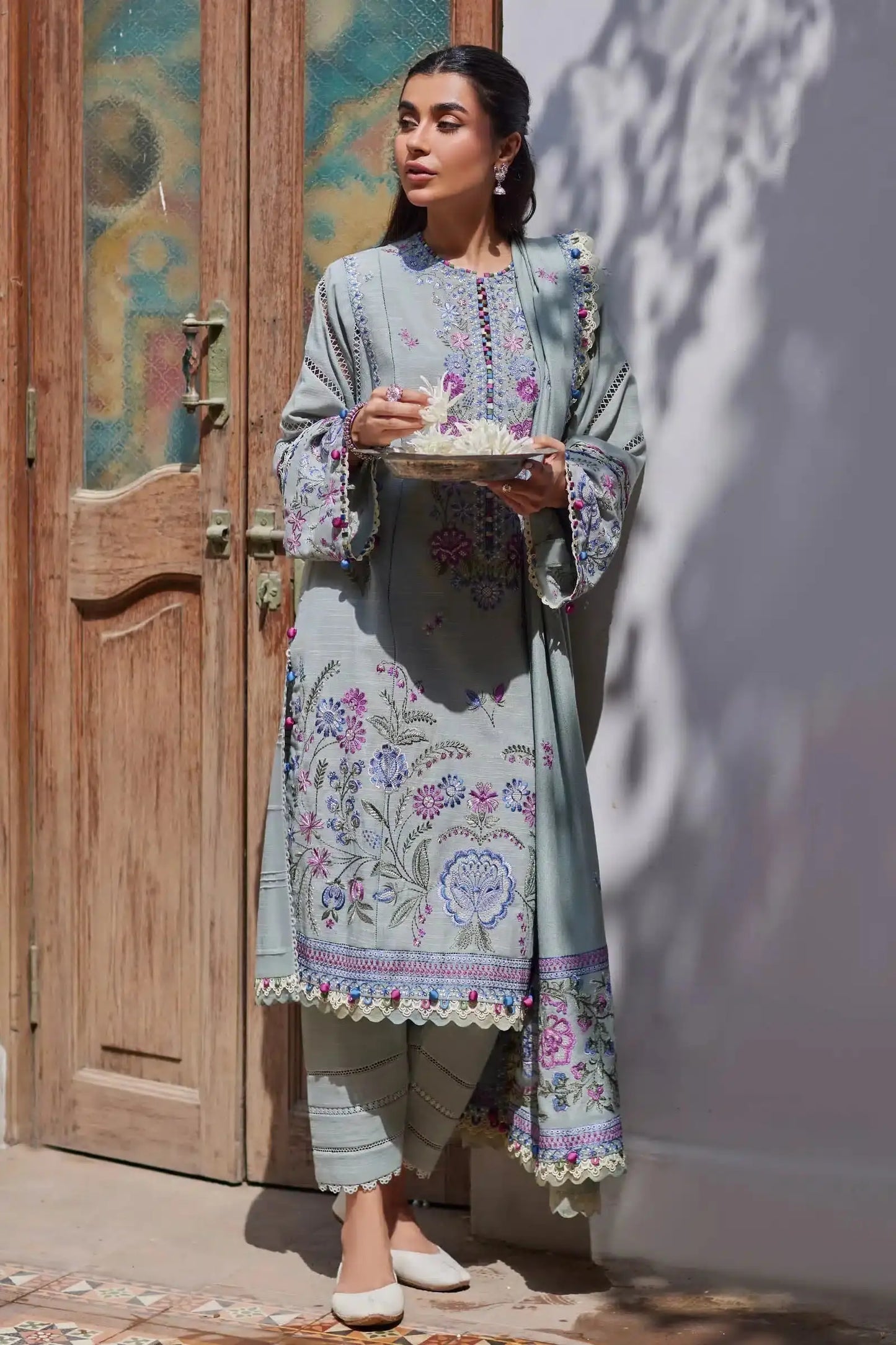 Zaha | Winter 23 | DERYA (ZW23-04) - Pakistani Designer Dress - by Zaha | Type: Luxury - 100% Original at Saira Sultan